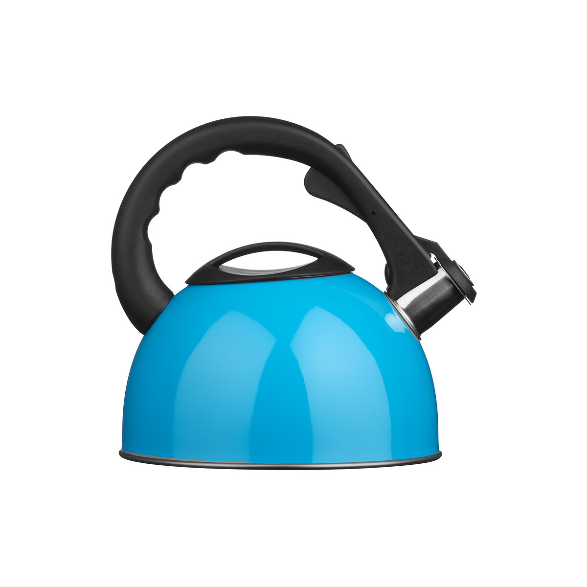 2.5l stove top whistling kettle in blue steel blue So home La