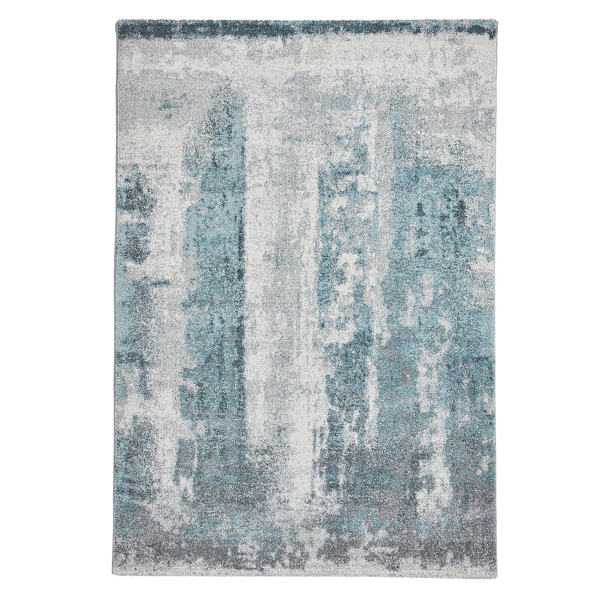 Ombre Distressed Rug So Home La Redoute, Blue And Ivory Rug