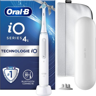 Brosse à dents électrique IO 4 White edition cadeau ORAL B