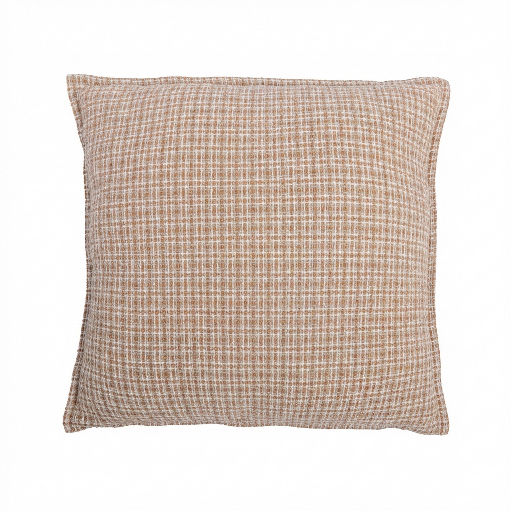 Coussin carré déhoussable 50x50 cm Coton Violette, EDEN