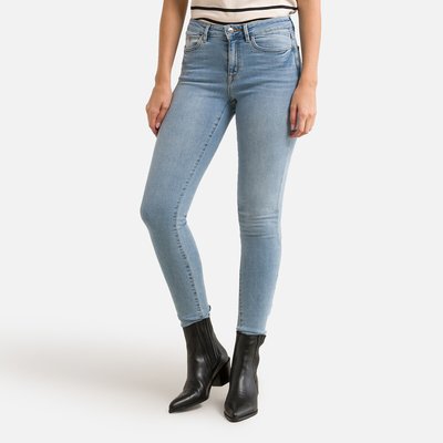 Organic Cotton Mix Skinny Jeans in Mid Rise ESPRIT