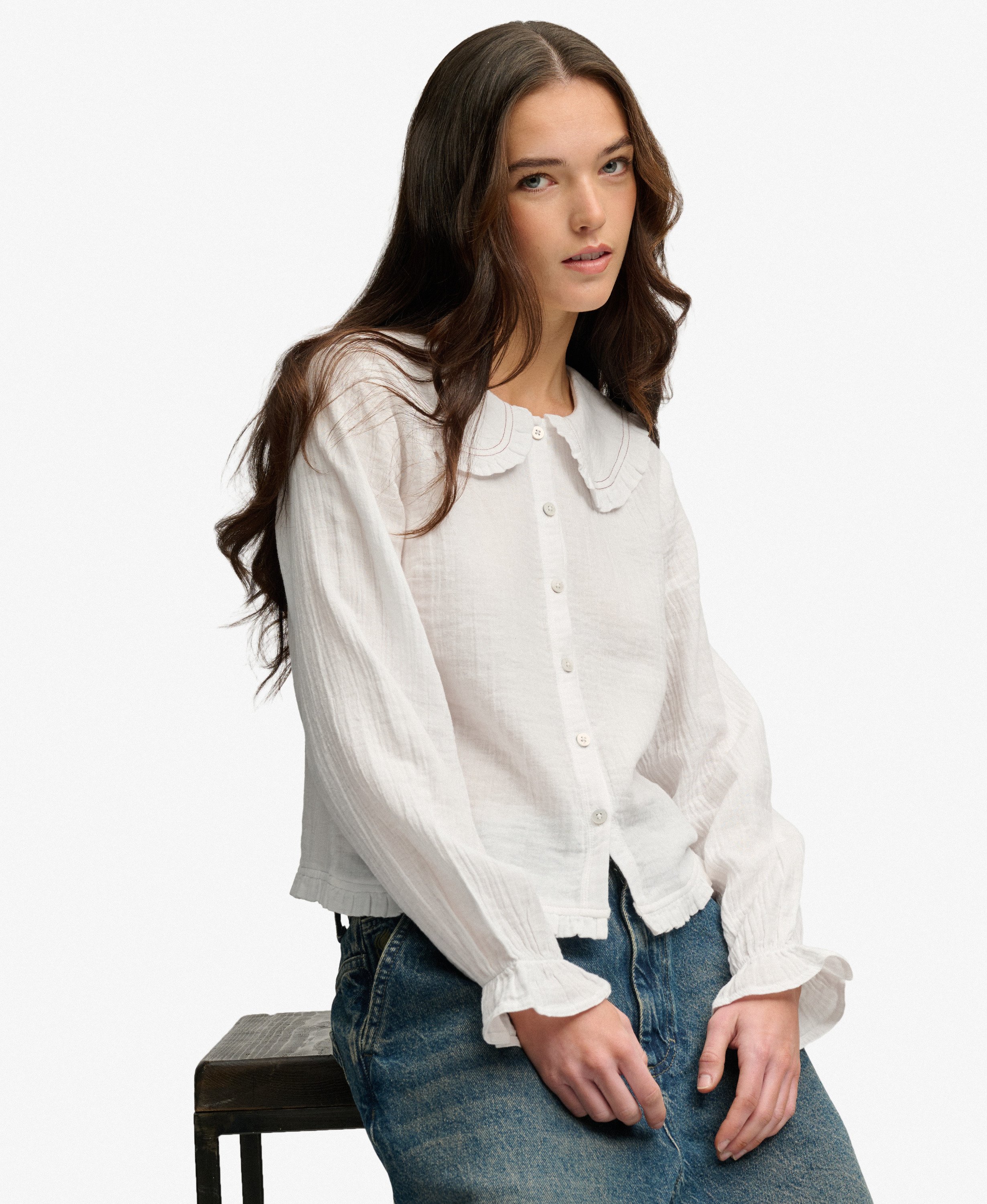 Top à Col et Manches Longues, SUPERDRY