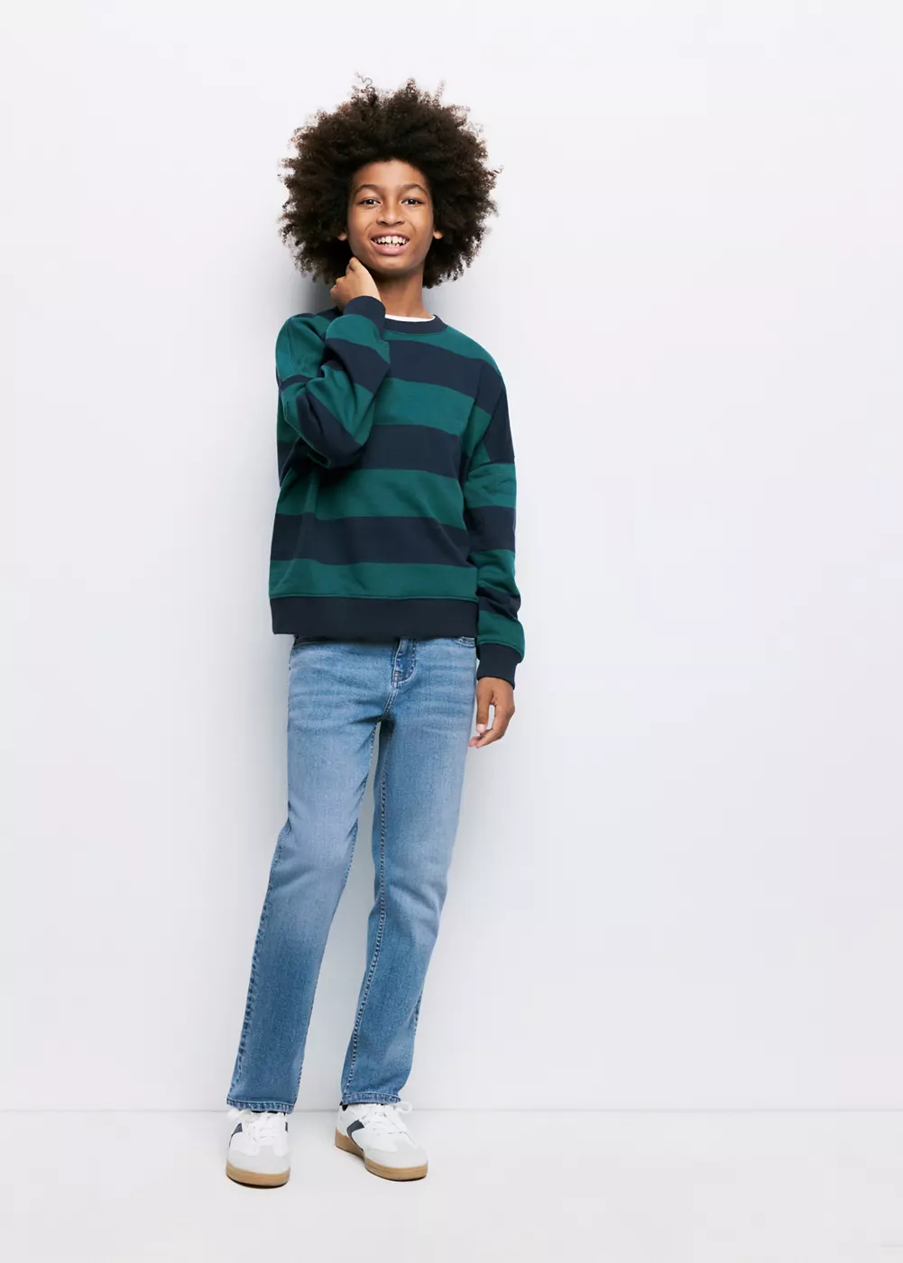 Jean slim fit en coton, MANGO KIDS
