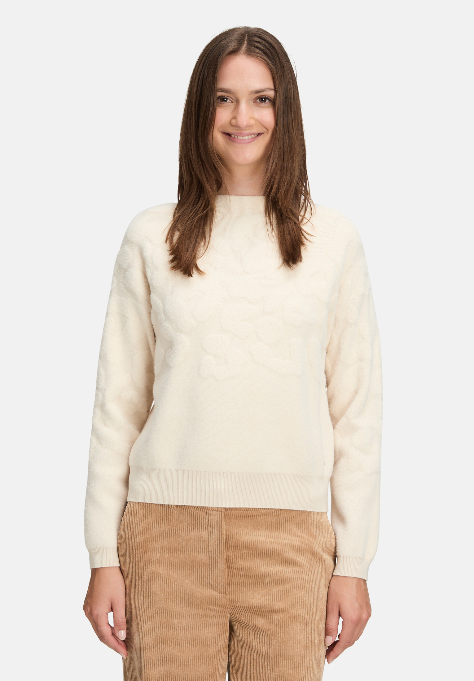 Pull-over en maille à motif jacquard, BETTY & CO