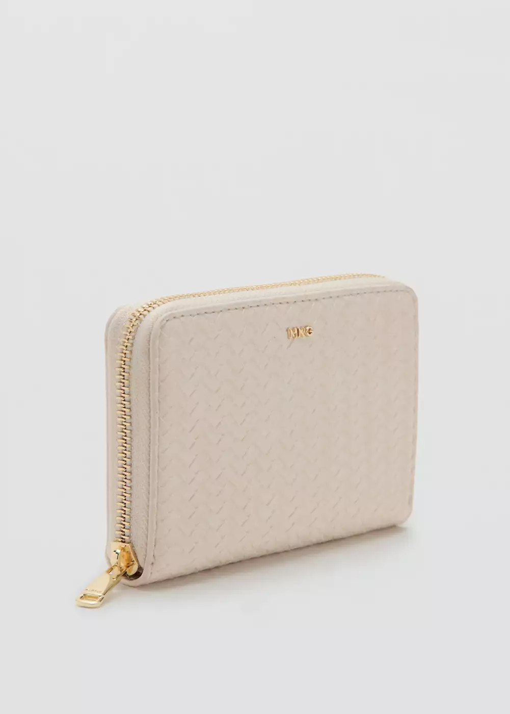 Portefeuille moyen tressé, MANGO