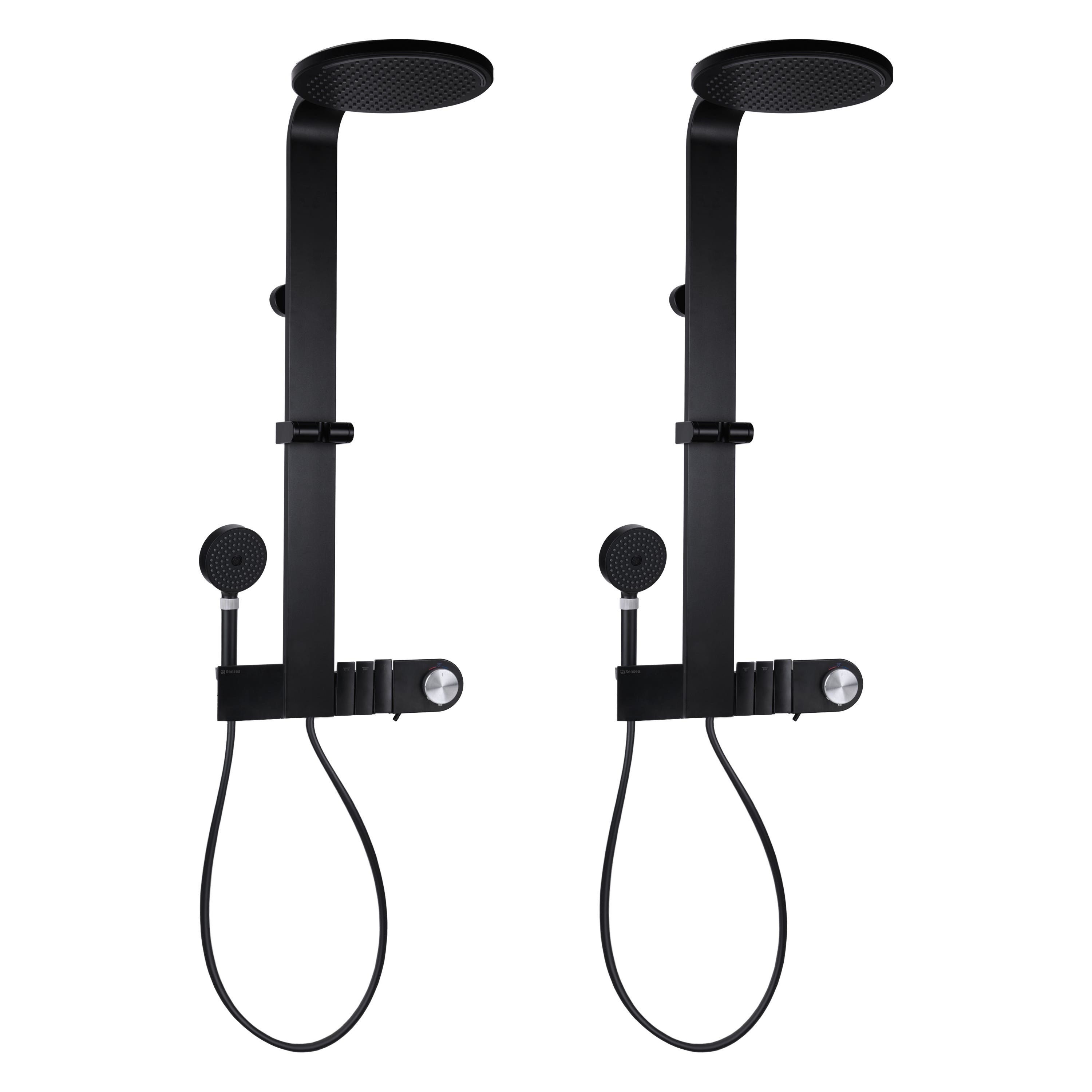 Lot de 2 colonnes de douche thermostatique, NEO, SENSEA