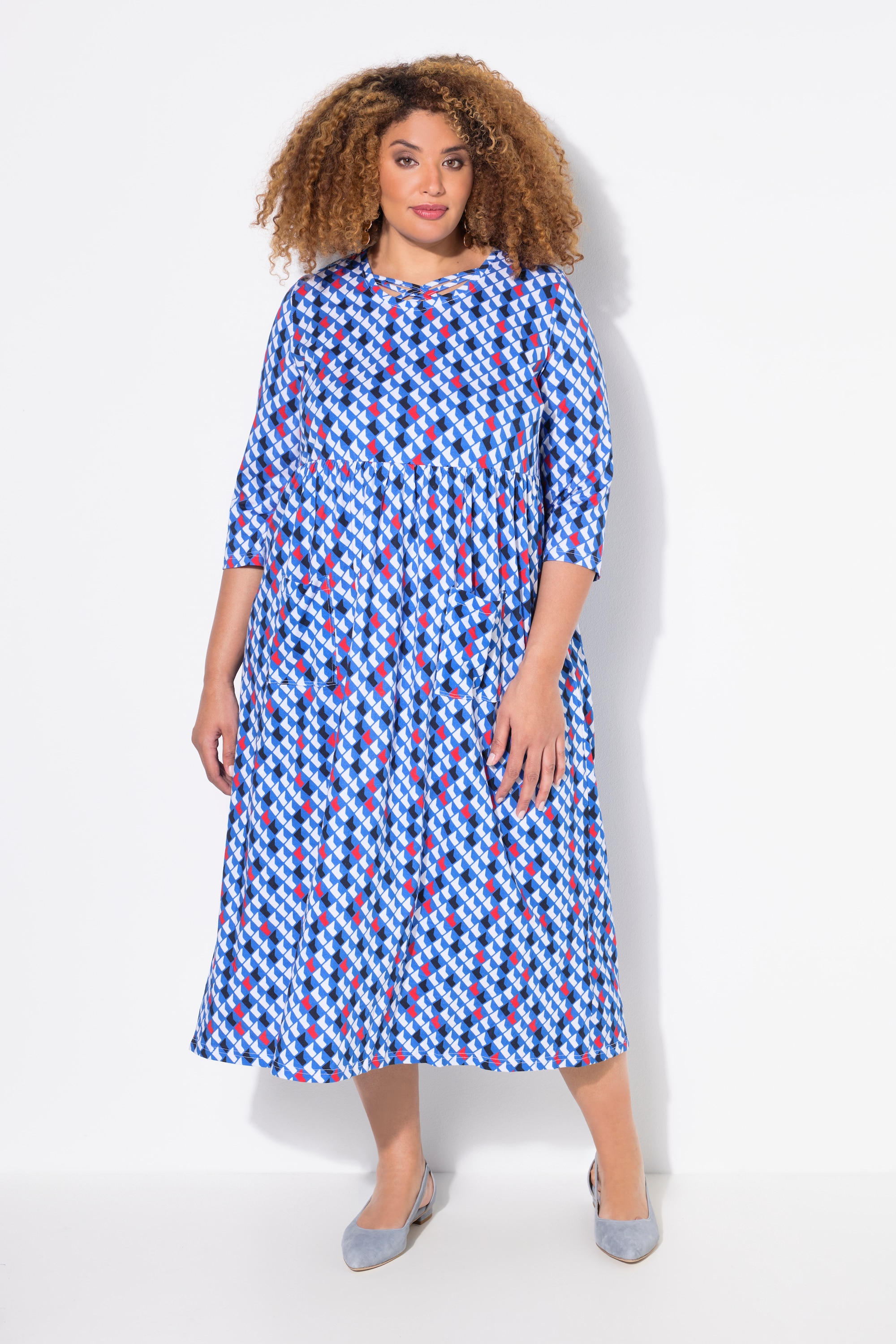 Robe en jersey coupe évasée, ULLA POPKEN