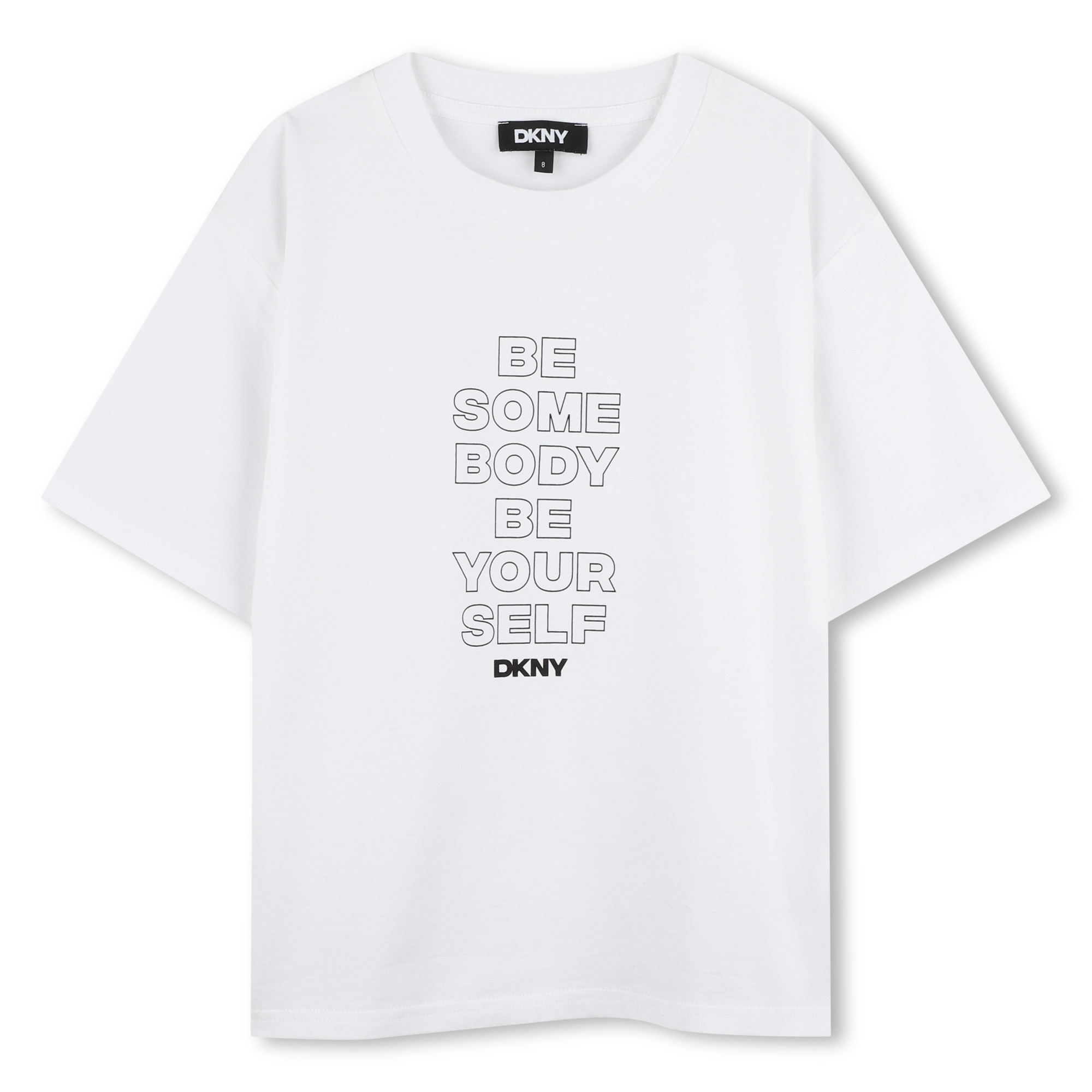 T-shirt en coton à manches courtes, DKNY