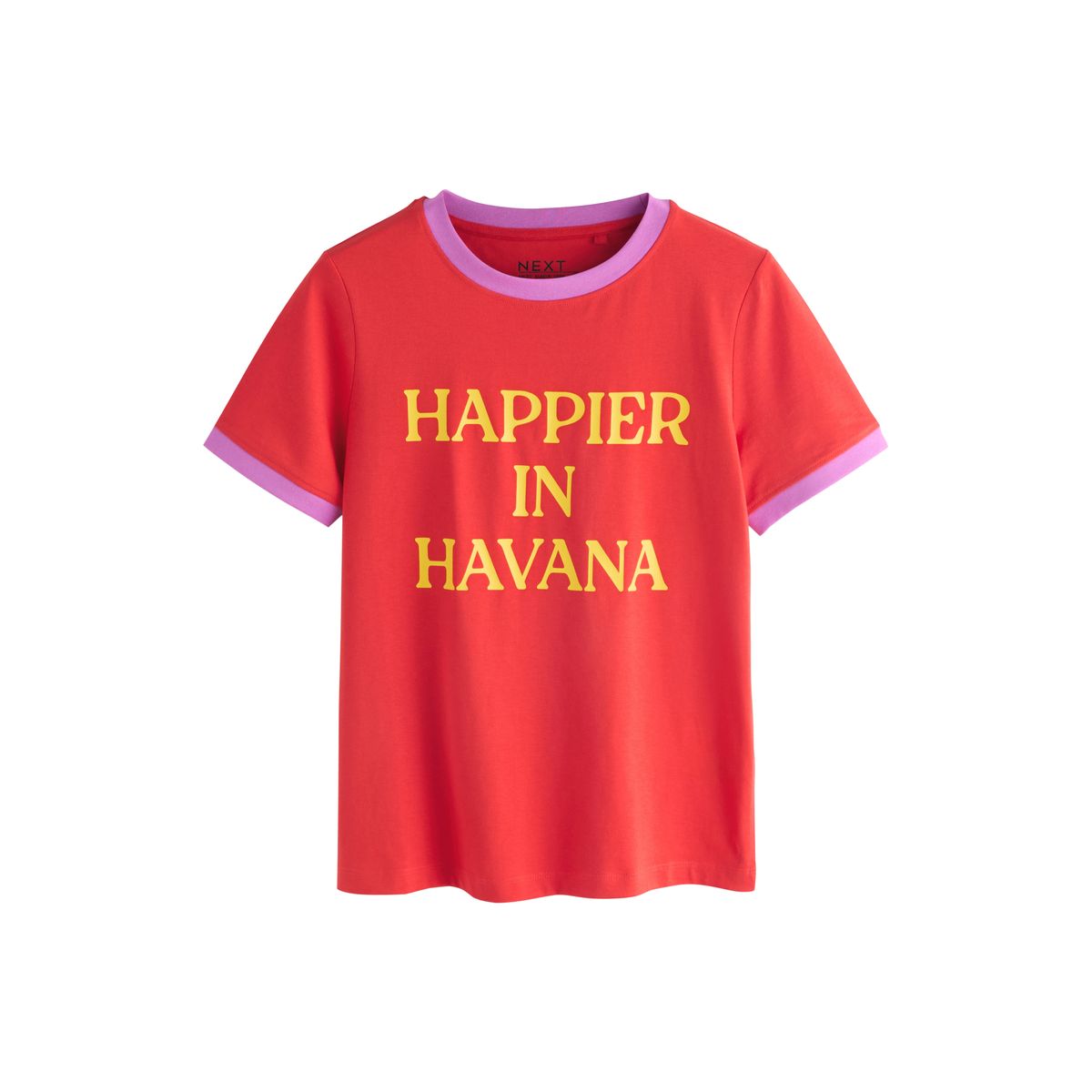 T-shirt à manches courtes et motif havana, NEXT