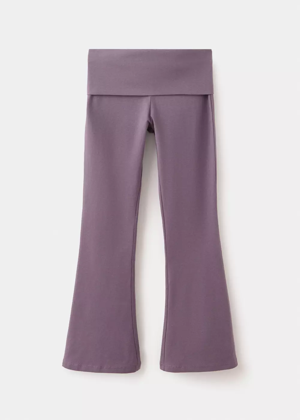 Leggings en coton taille retournée, MANGO KIDS