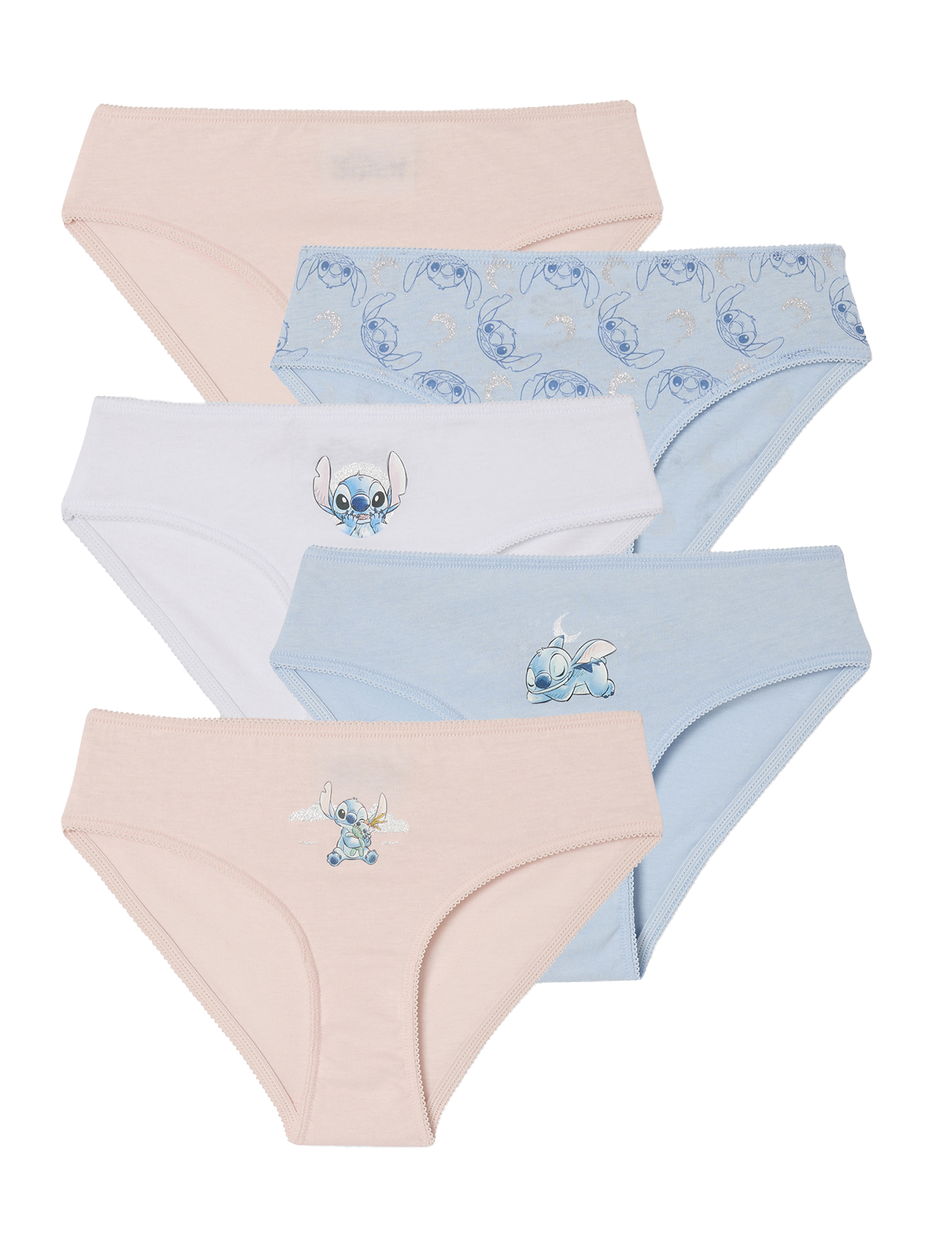 Lot de 5 culottes Disney Lilo & Stitch, VERTBAUDET