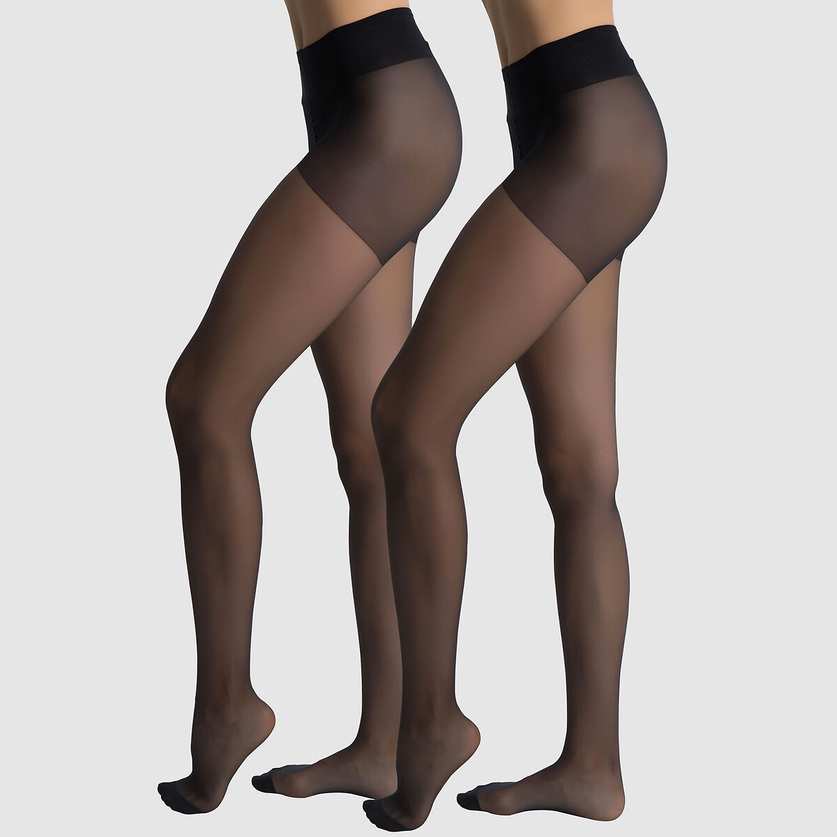 Image of Pack of 2 Diam?s 22 Denier Sheer Shaping Voile Tights