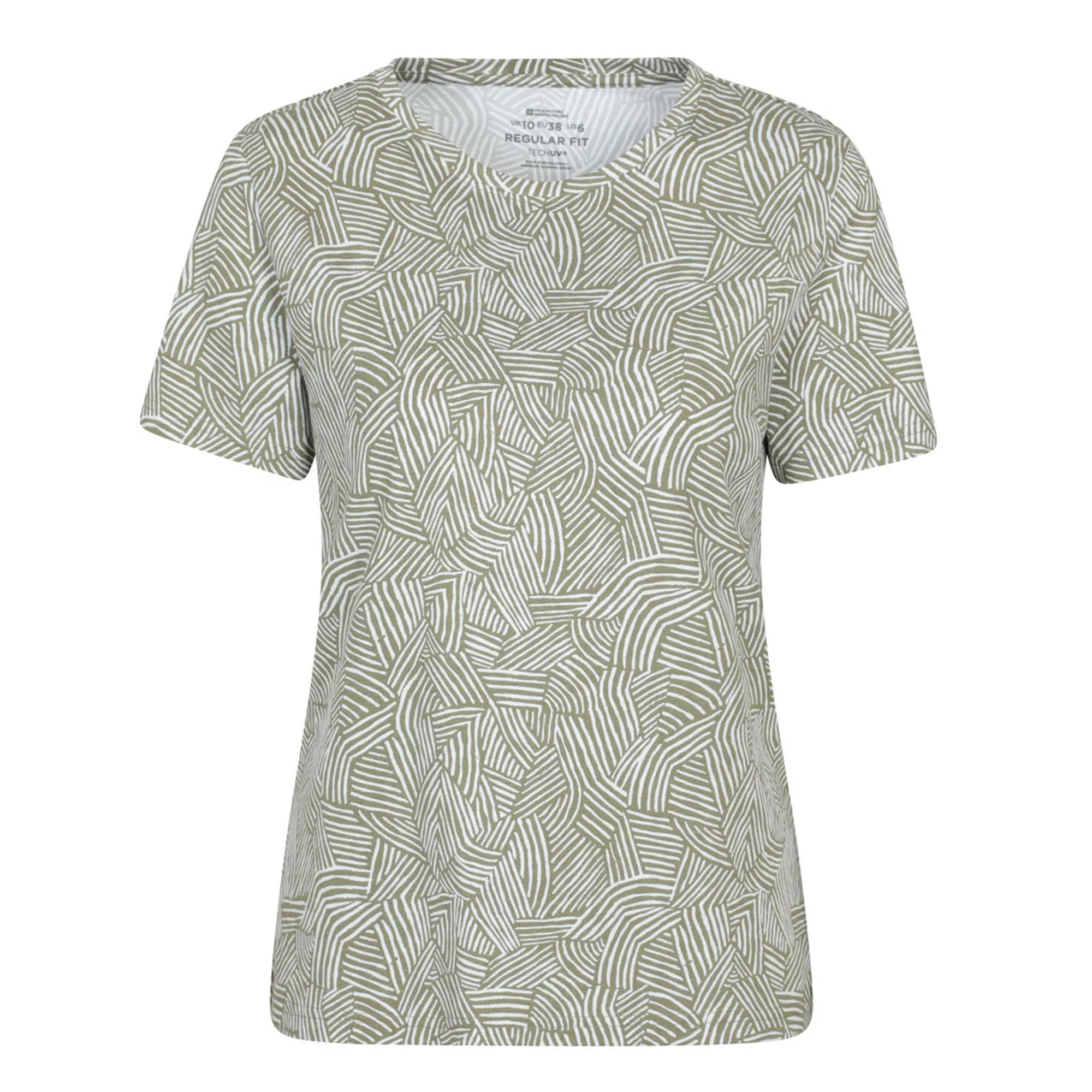 T-shirt en coton bio motif/style à motifs, MOUNTAIN WAREHOUSE
