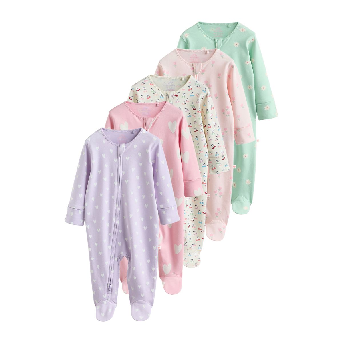 Dors-bien à zip double sens bébé, lot de 5, NEXT