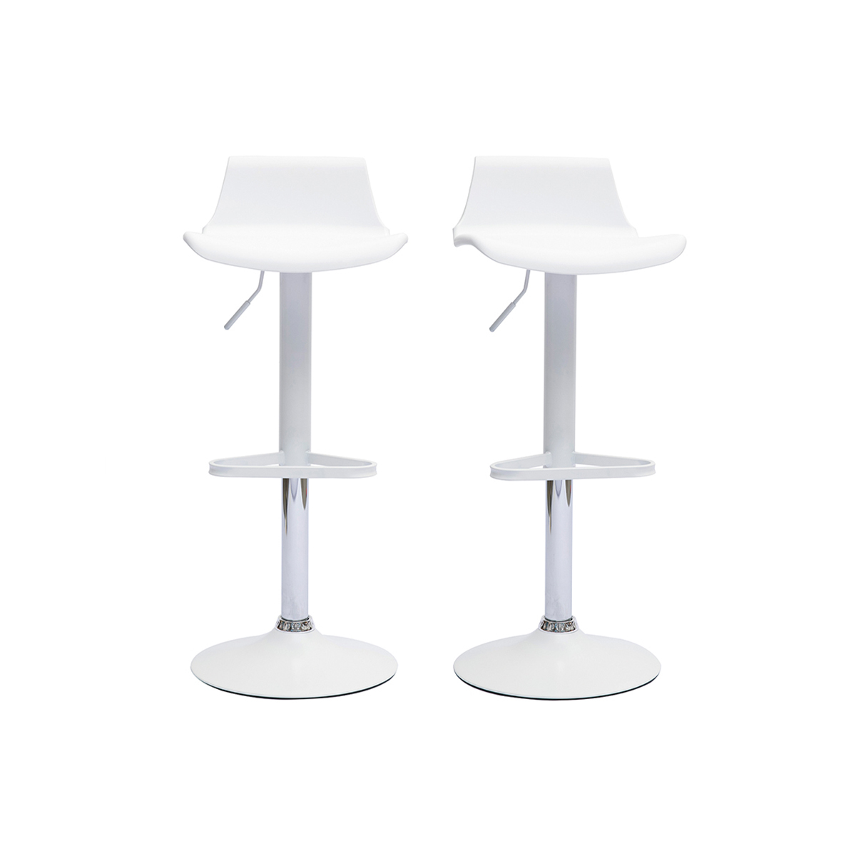 Tabourets de bar réglables 360° (lot de 2) KRONOS, MILIBOO