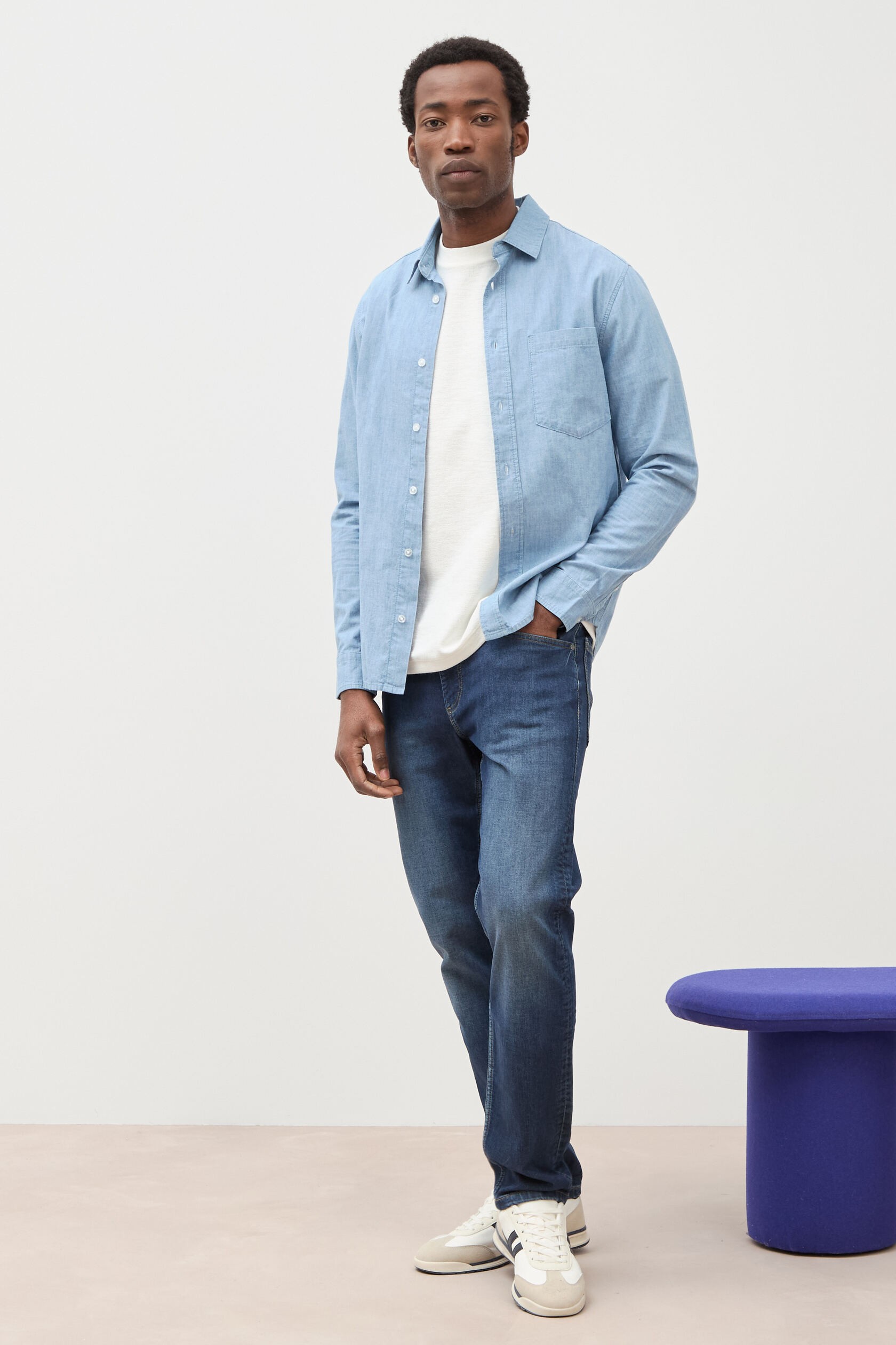 Jeans straight ultra stretch, BONOBO