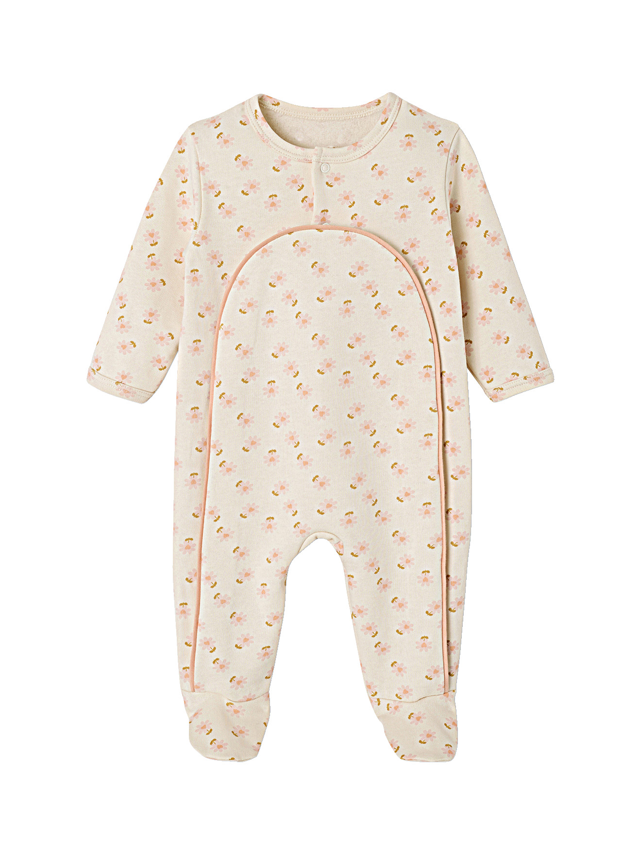Pyjama bébé naissance en molleton, VERTBAUDET