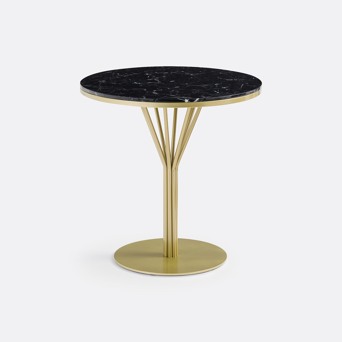Tuintafel van marmer en staal, Bistro