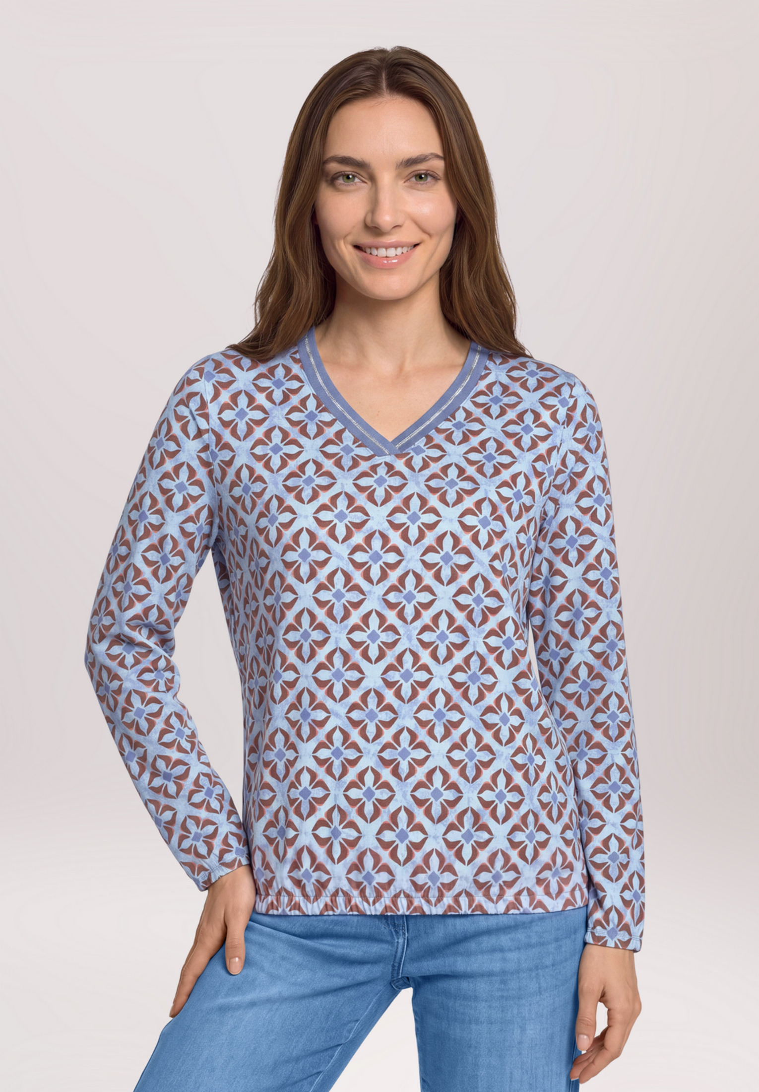 T-shirt façon blouse à élastique, BETTY BARCLAY