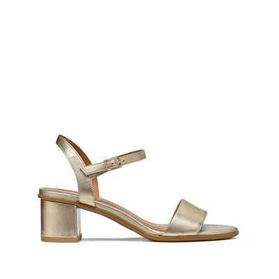 Aurely Leather Heeled Sandals GEOX