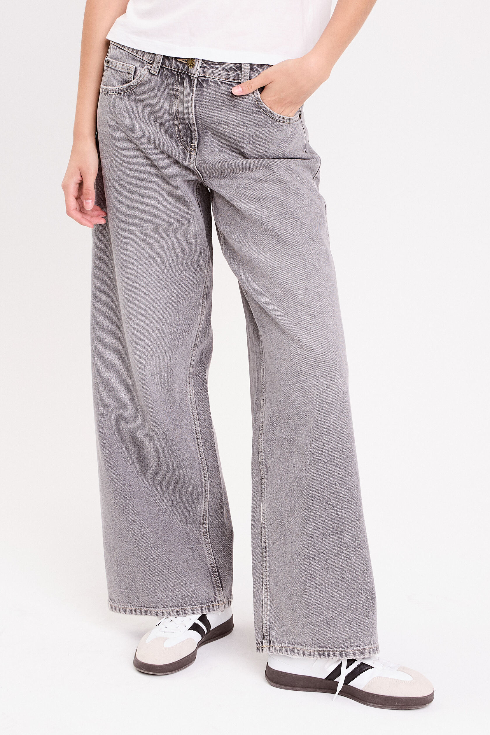 Jean wide leg taille standard, CACHE CACHE