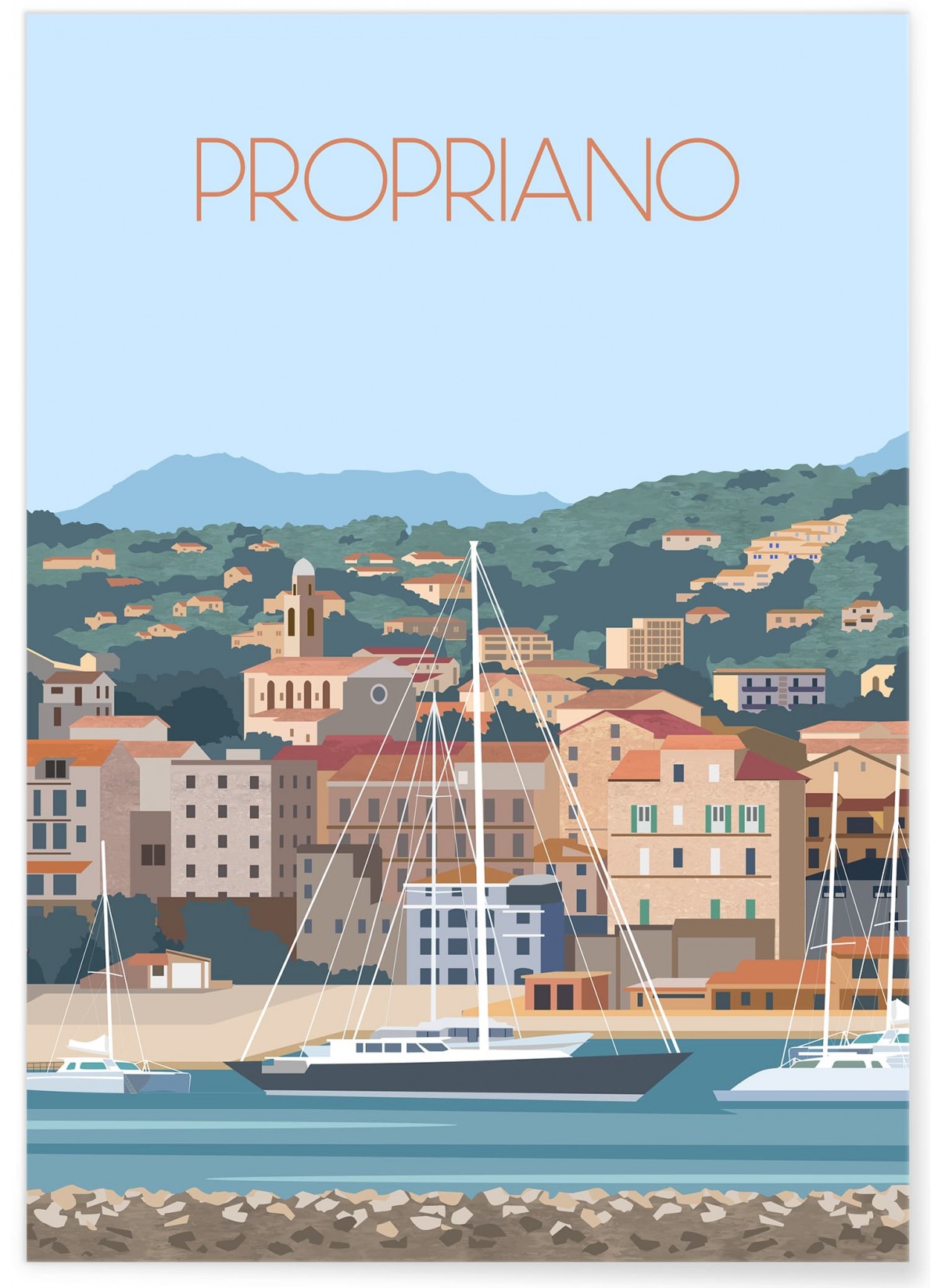 Affiche ville Propriano, L'AFFICHERIE