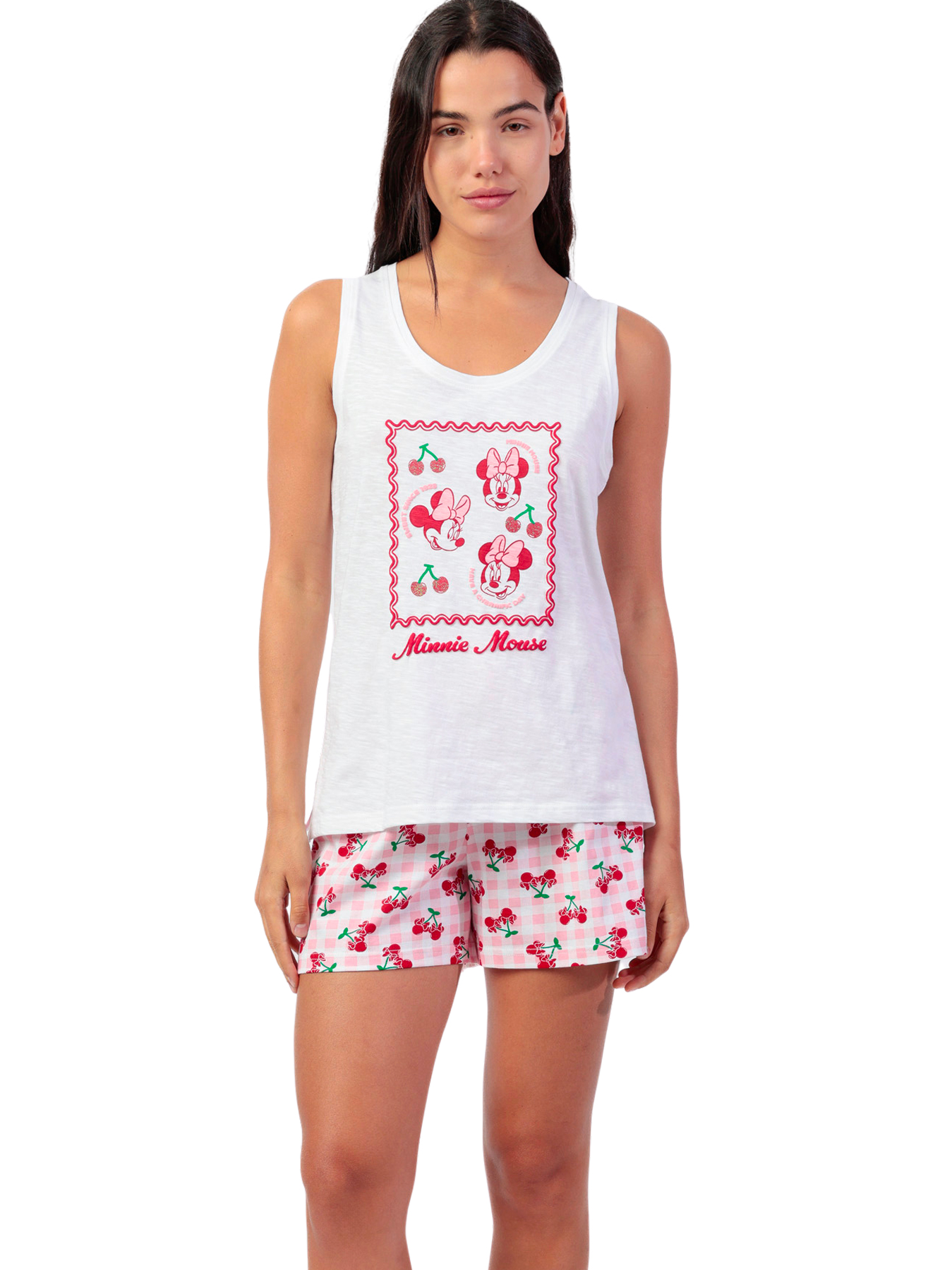 Pyjama short débardeur Minnie Cherry Disney, ADMAS