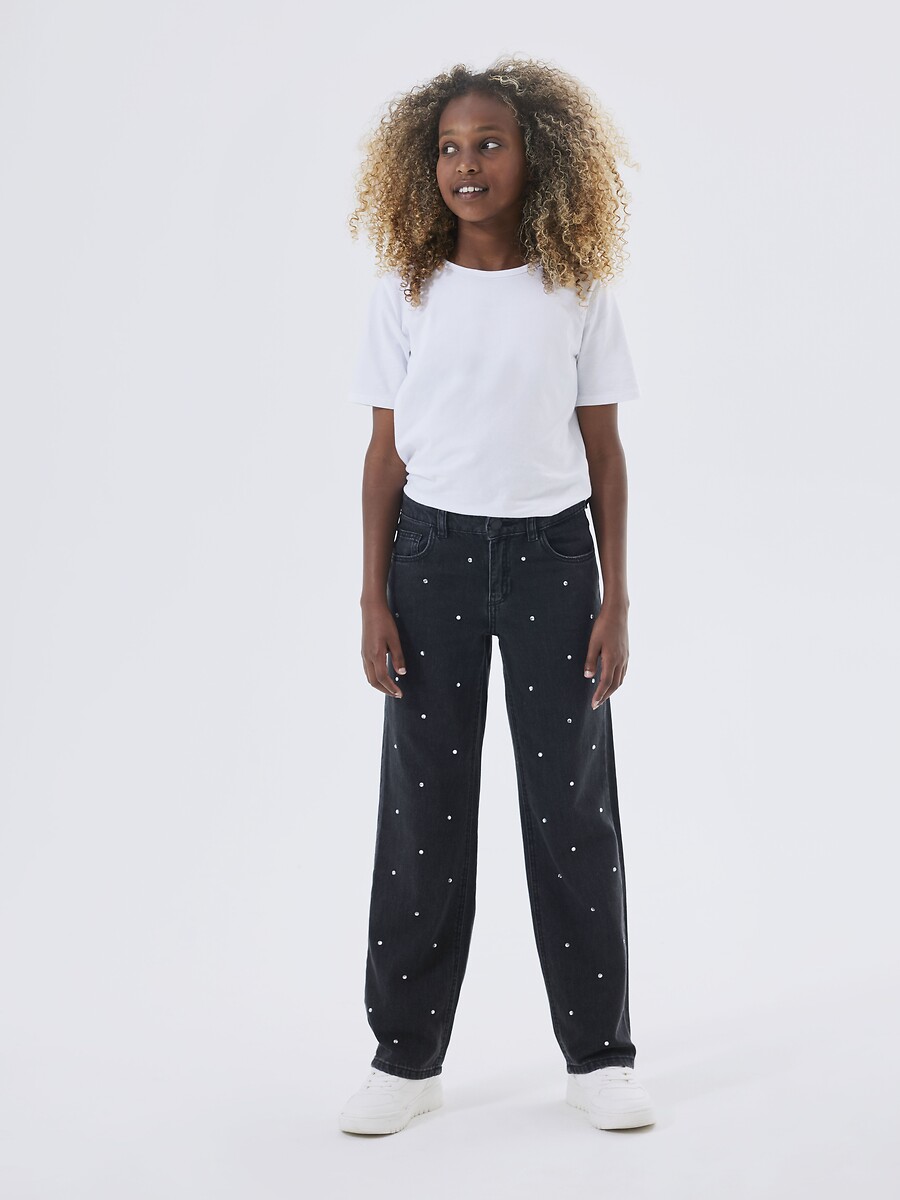 Jean large avec sequins devant, NAME IT