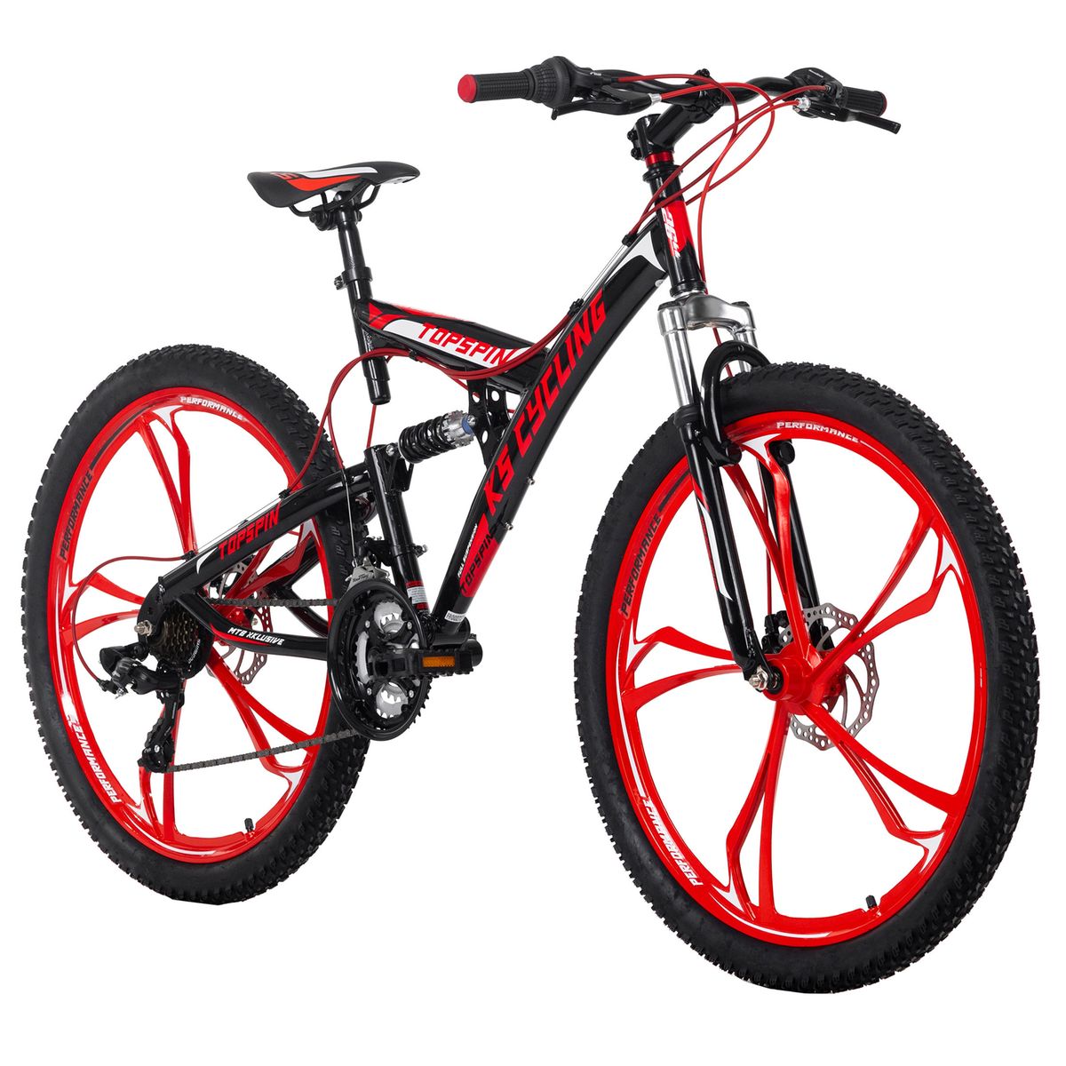 Vtt noir et rouge new arrivals