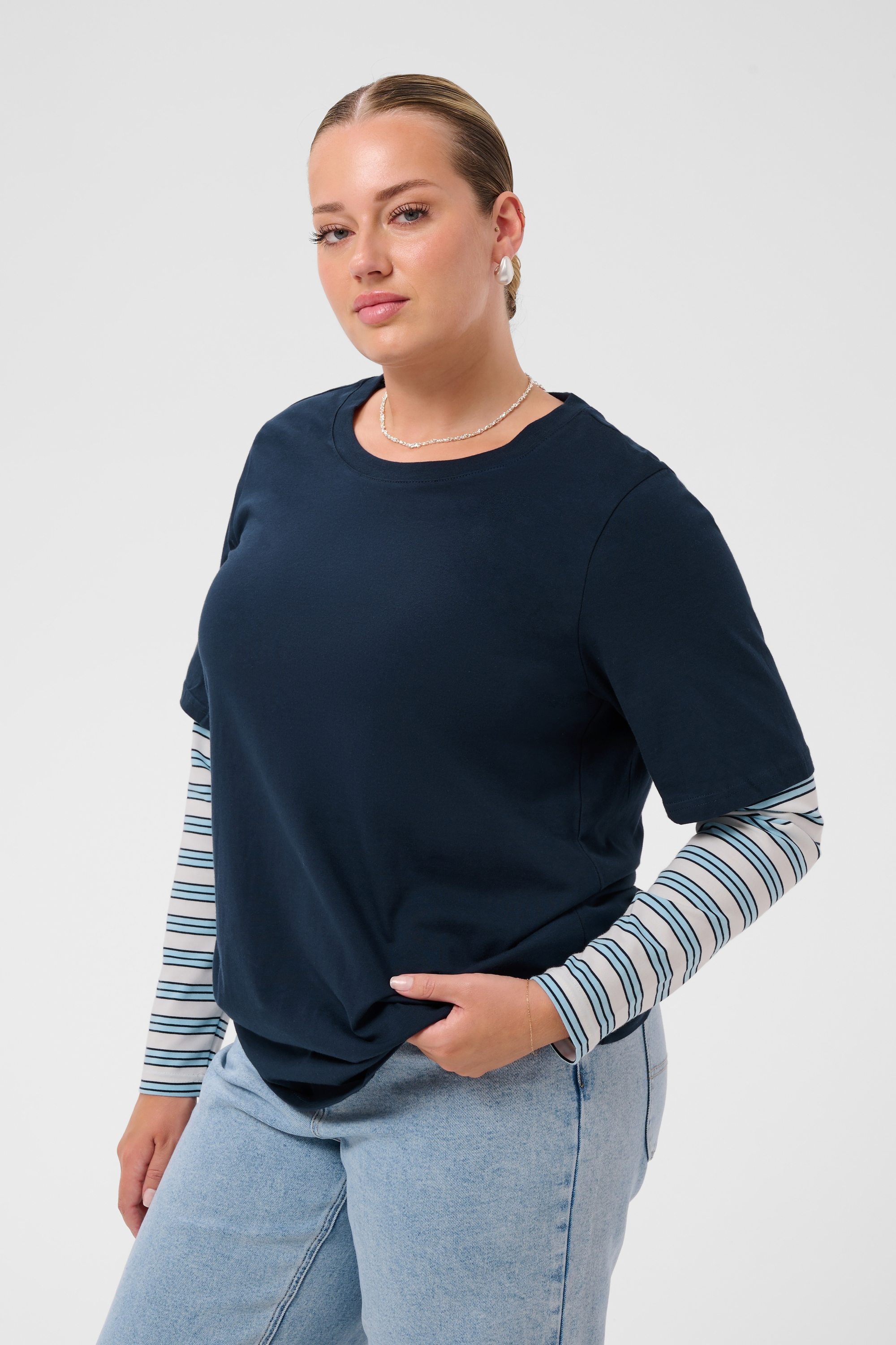 T-shirt manches longues, KAFFE CURVE