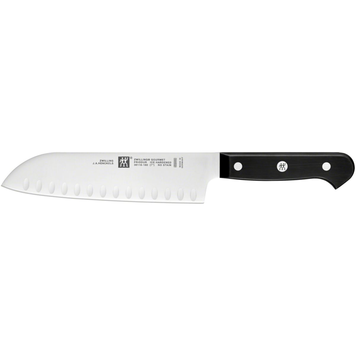 Couteau japonais Gourmet santoku avec alveoles 18 cm, ZWILLING