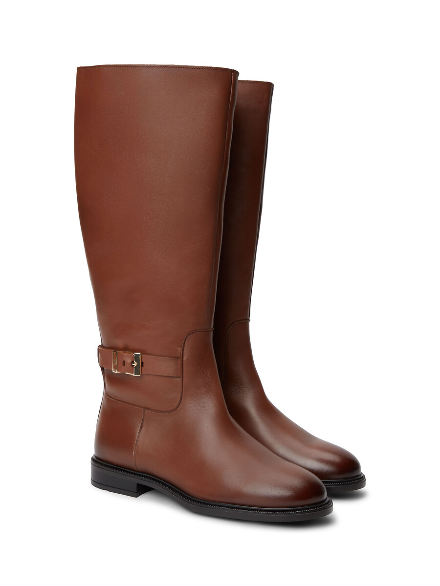 Bottes plates en cuir, TOMMY JEANS