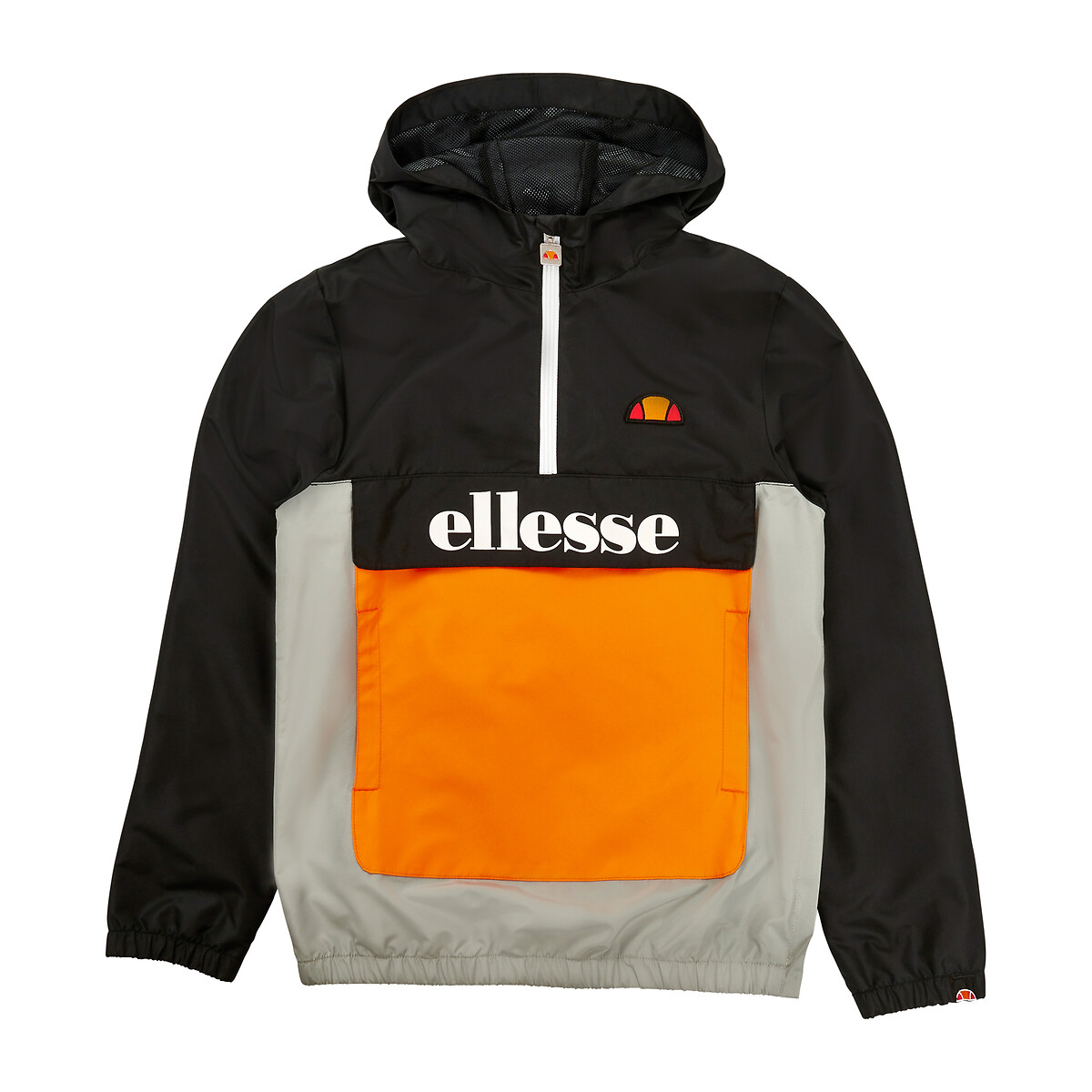 Kapuzenjacke, colorblock-style schwarz+orange Ellesse | La Redoute