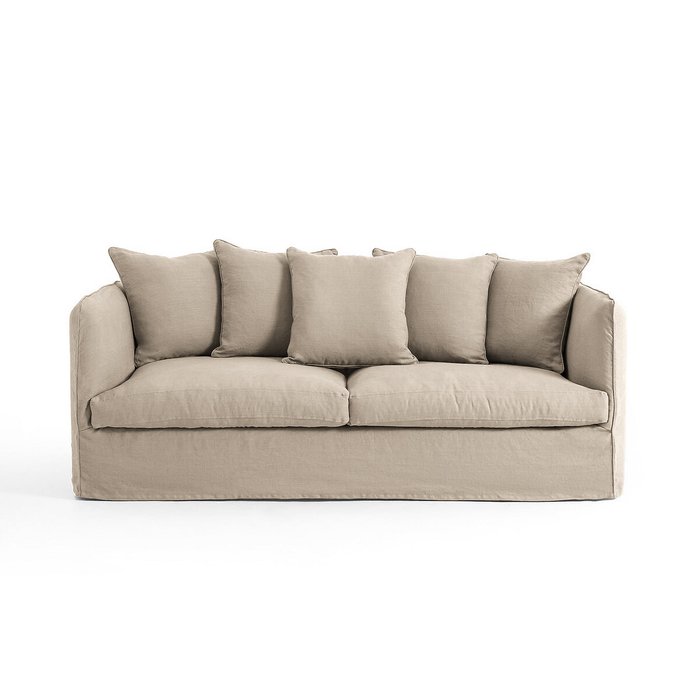 Image 0 Schlafsofa Néo Chiquito, gecrashtes Leinen AM.PM Schlafsofa Néo Chiquito, gecrashtes Leinen AM.PM image 0