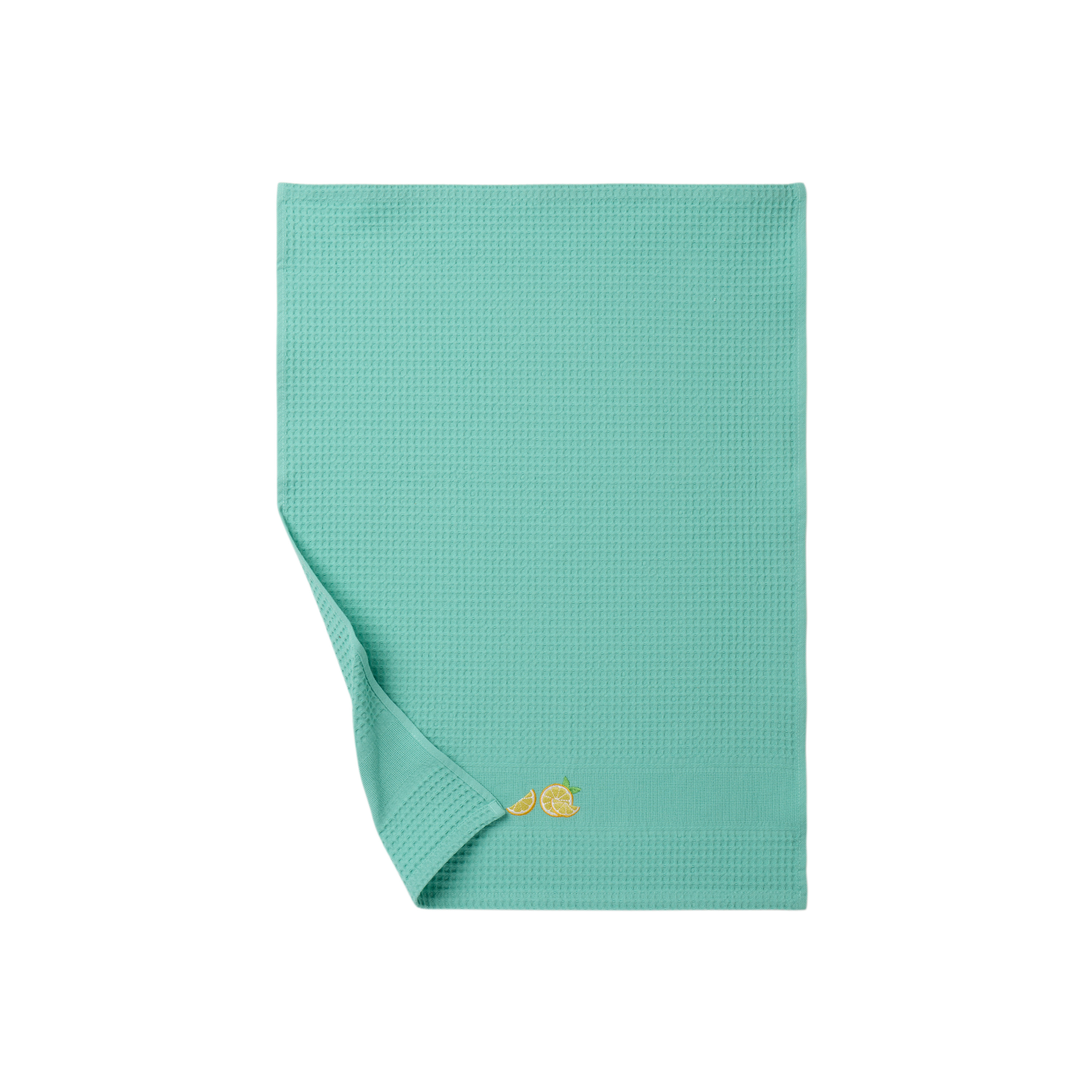 Torchon de cuisine nid d'abeille ZESTE, CARRE BLANC
