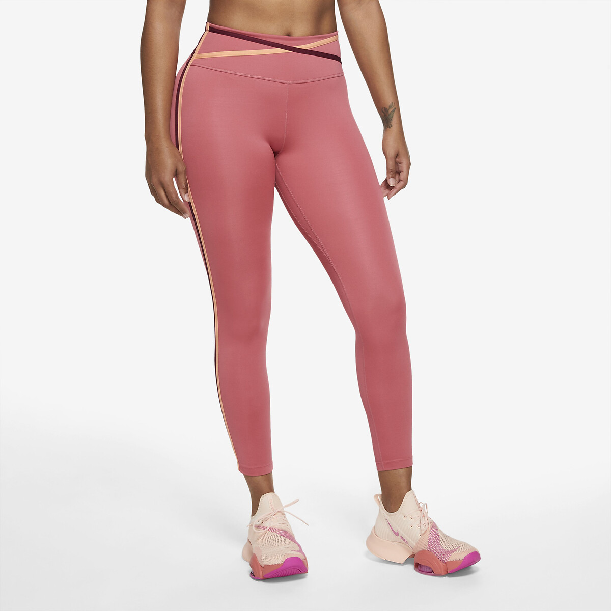 Besmettelijk Boomgaard perzik 7/8 legging voor training of yoga roze Nike | La Redoute