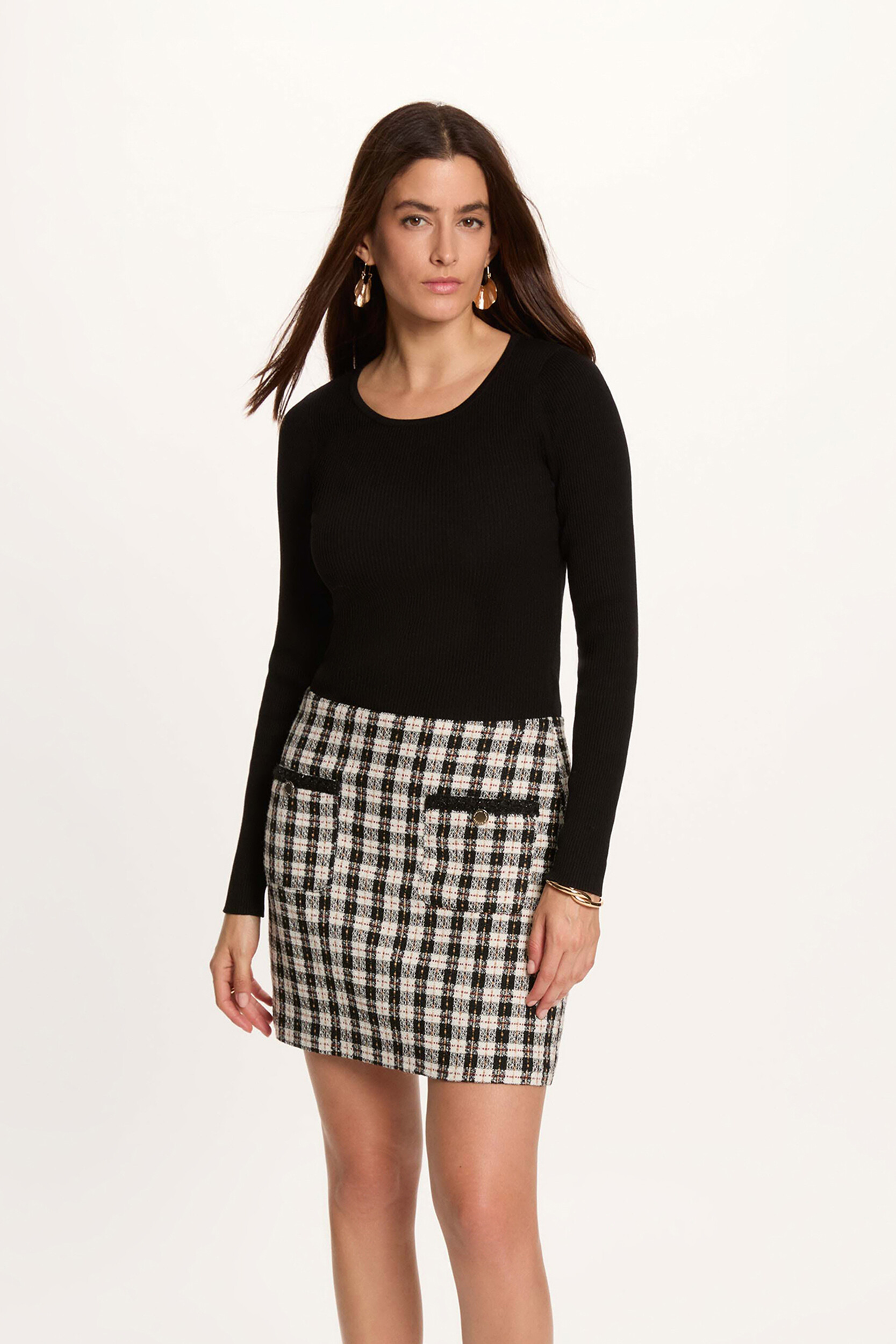Robe courte tweed, MORGAN