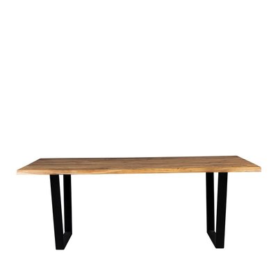Table à manger en bois et métal 200x90cm - Aka DUTCHBONE
