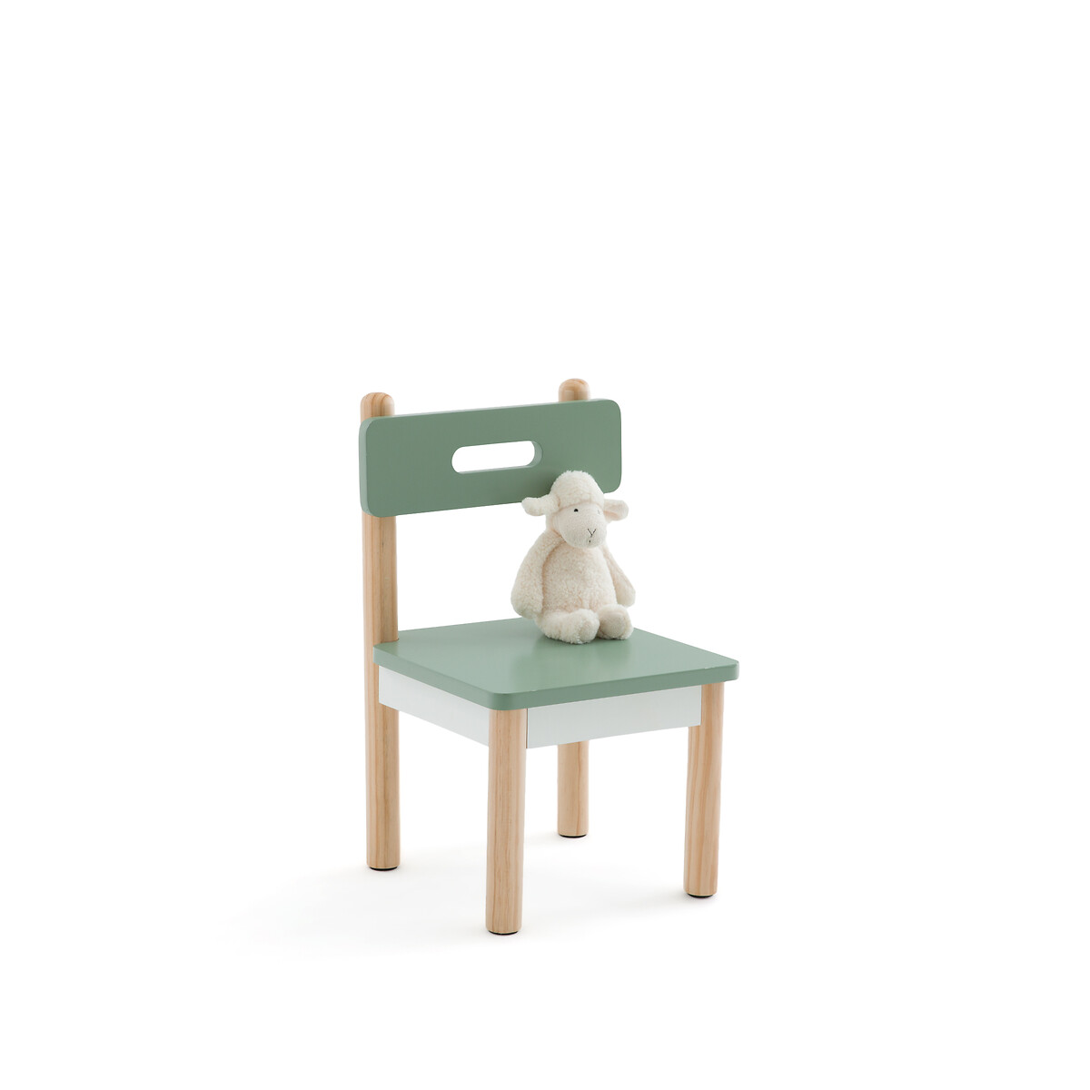Armoire/penderie enfant, montessori Ma Petite Ecole Montessori X La Redoute  Interieurs blanc/vert clair grisé