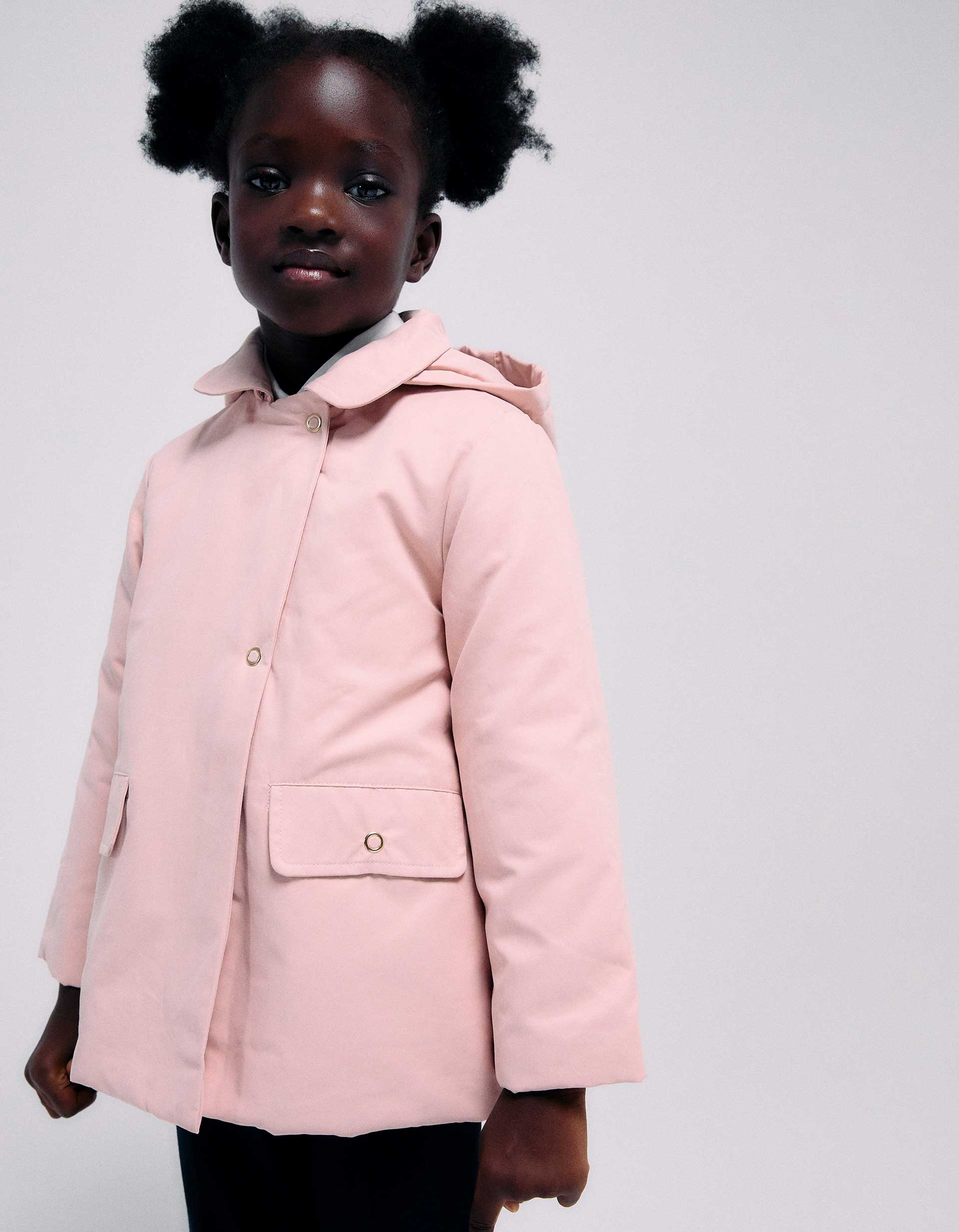Parka rembourrée avec capuche amovible et poches, ZIPPY
