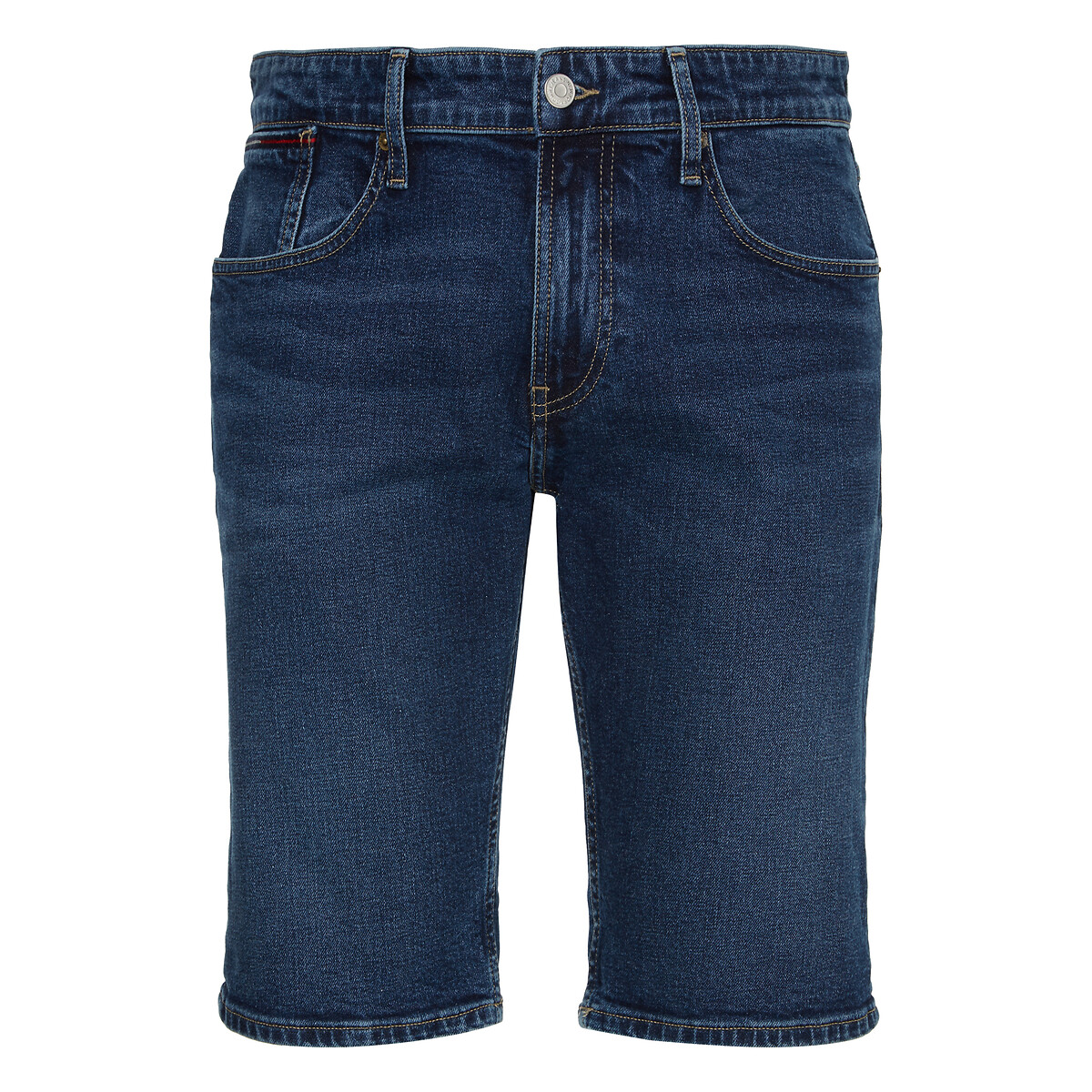 Ronnie denim straight shorts dark blue 