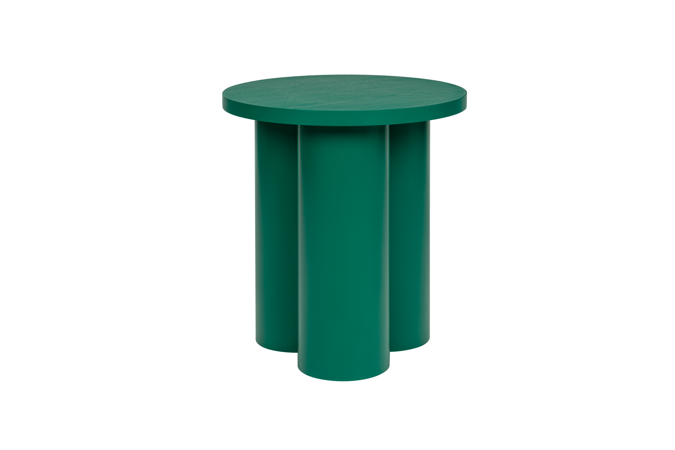 Tabouret rond en bois de frêne et acier OLY, NOO.MA