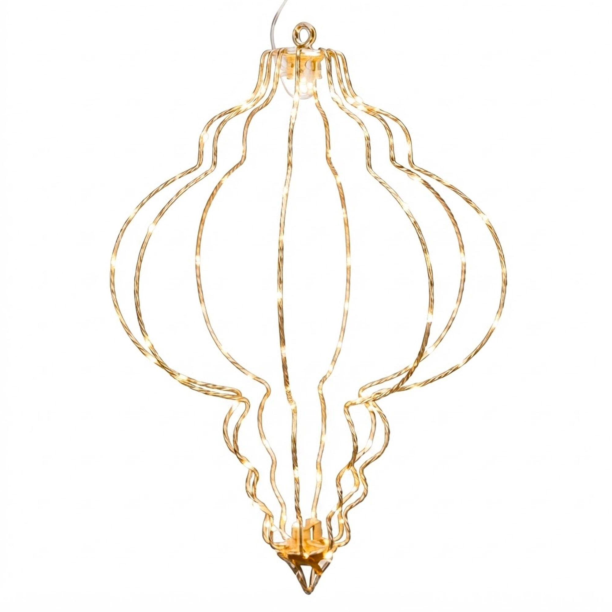 Décoration de Noël extérieure lumineuse LED 30x30x44cm, WADIGA