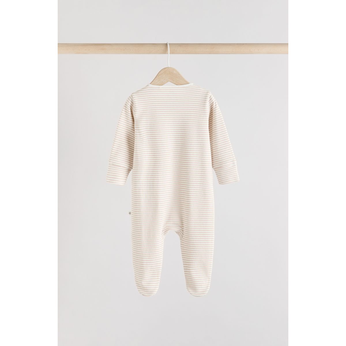 Lot De 3 Dors-bien Bébé Zèbre 100% Coton NEXT - Gris 1 Mois