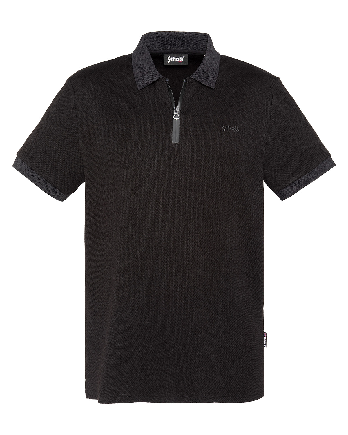 Polo maille effet gaufré, SCHOTT
