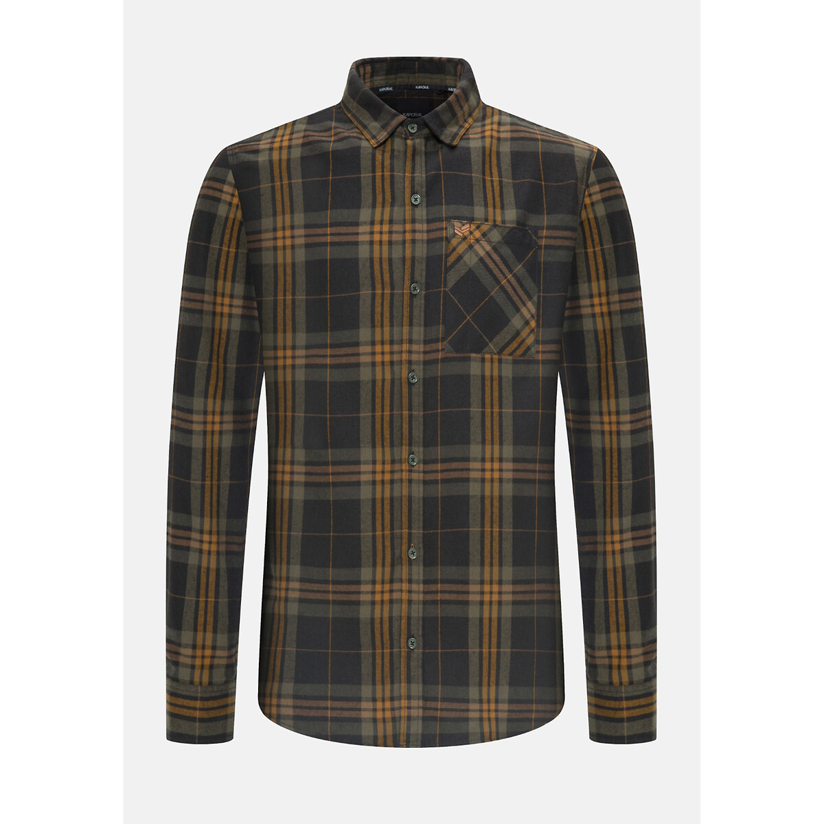 Taco Checked Shirt in Cotton Mix