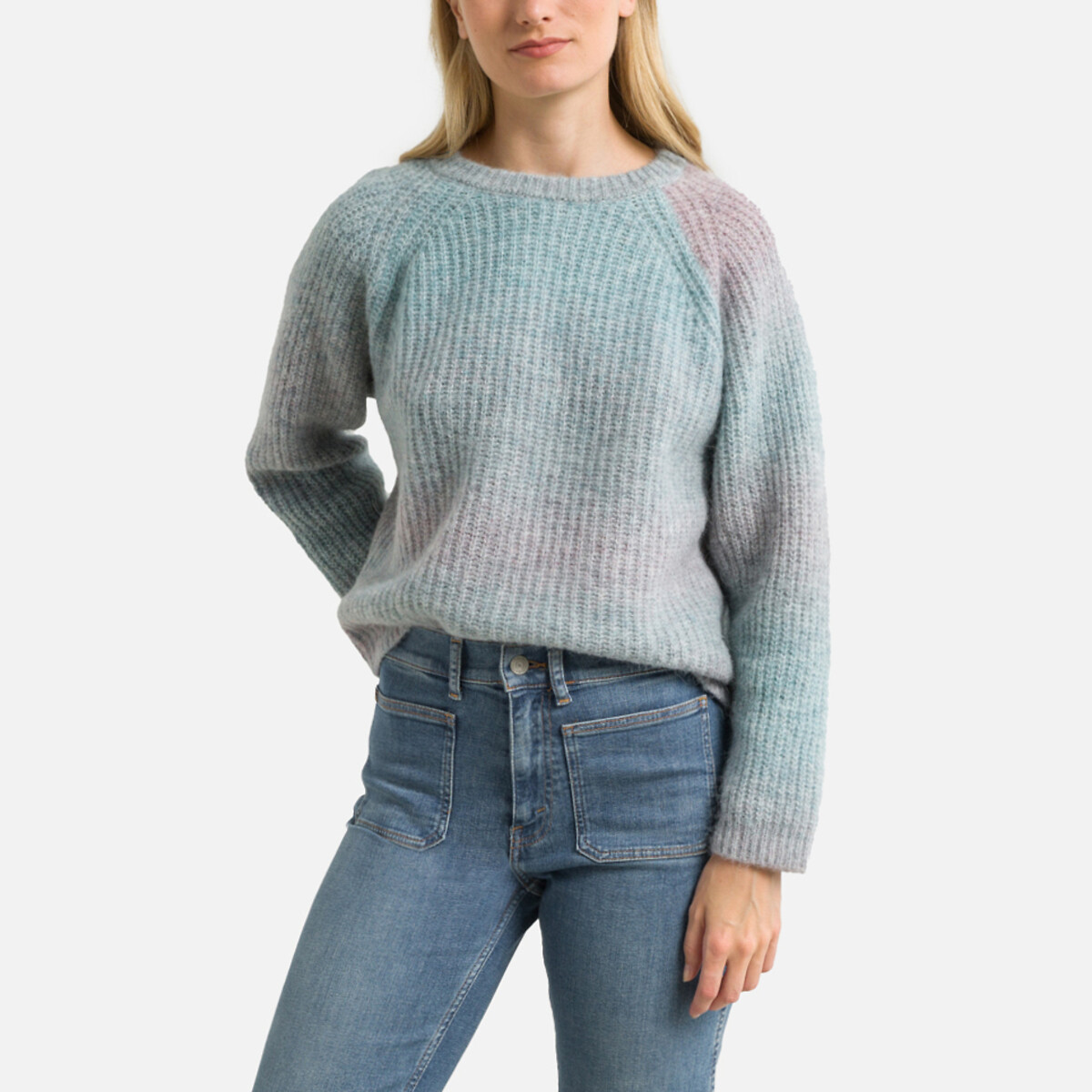 Image of Aglae Wool Mix Jumper with Crew Neck