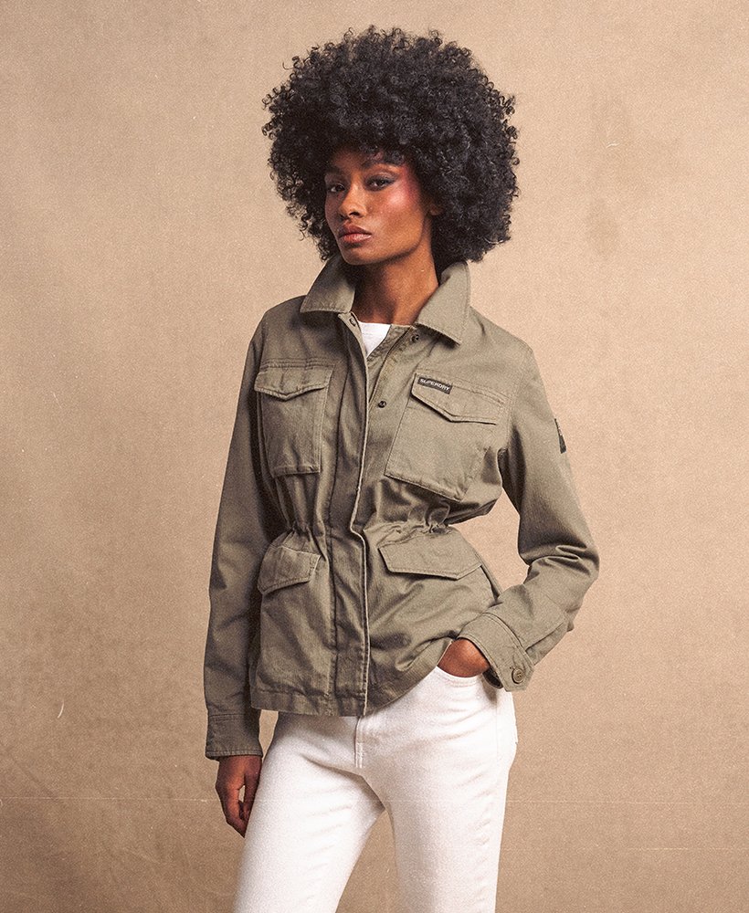 Veste militaire brodée M65, SUPERDRY
