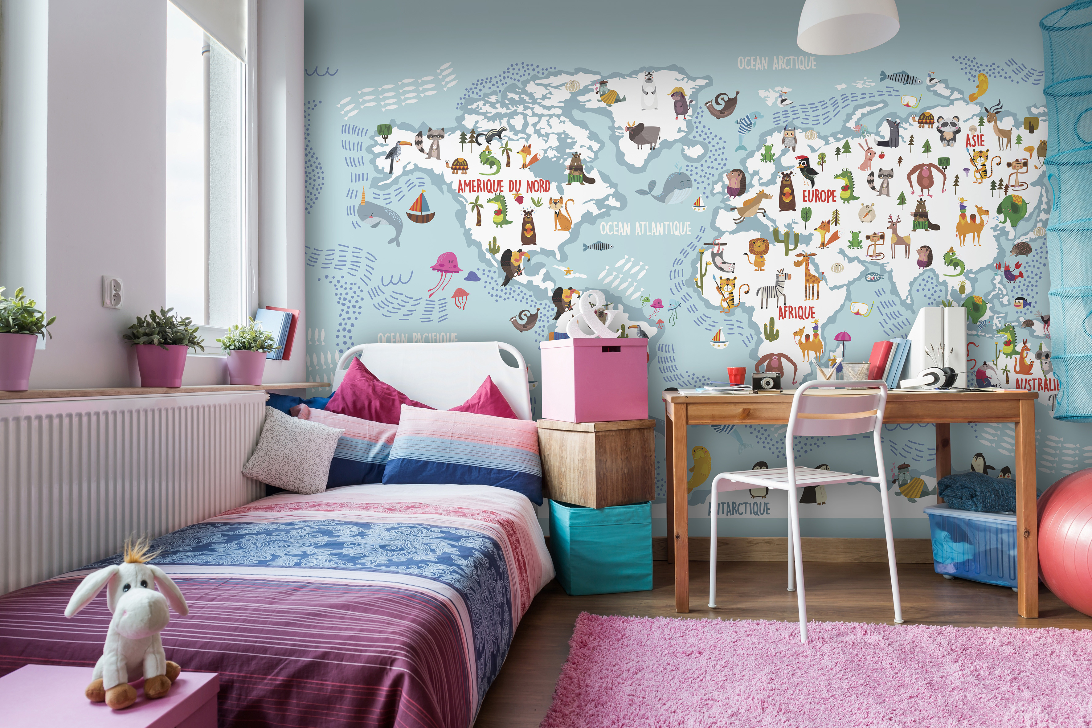 Papier peint panoramique WONDERFUL PLANET, LE PAPIERS DE NINON