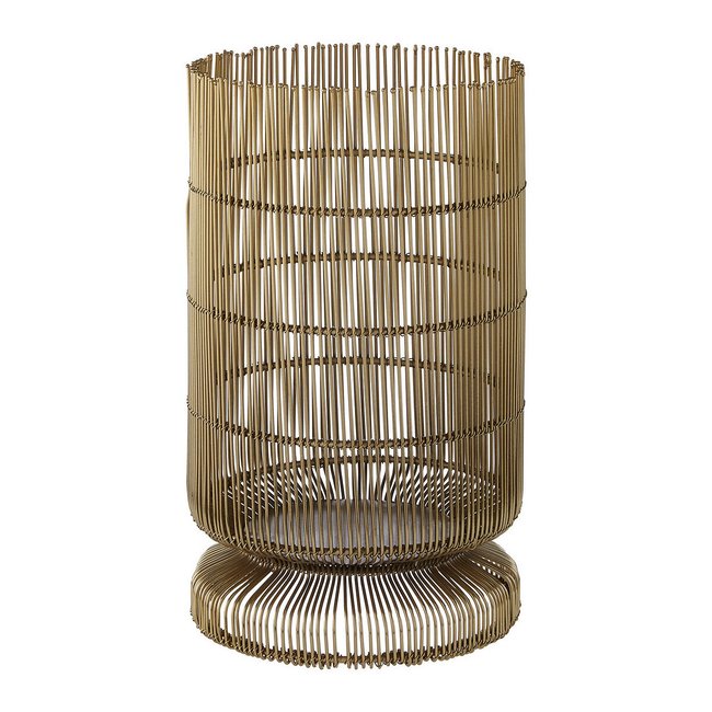 31cm Gold Finish Wire Candle Holder, gold-coloured, SO'HOME